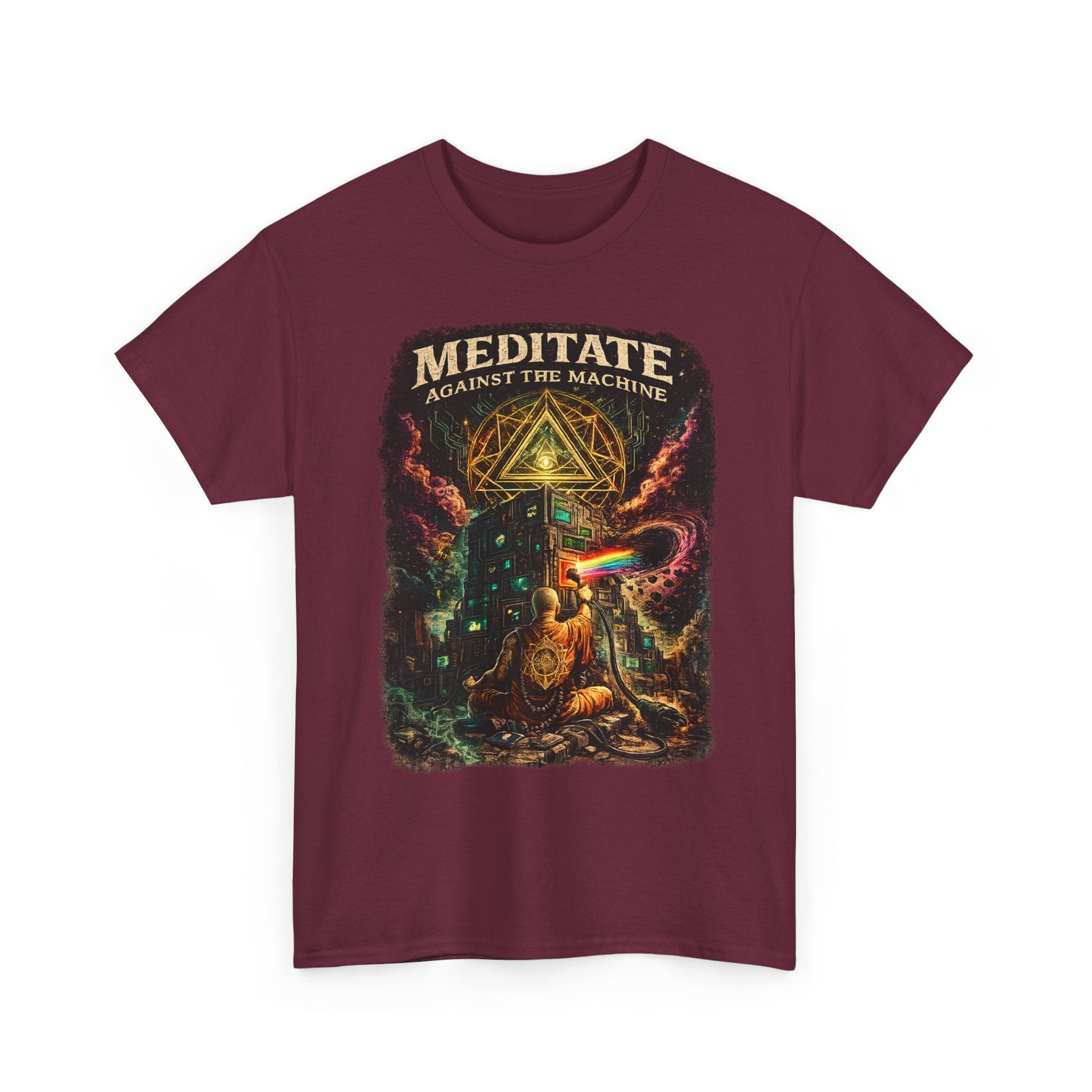 Meditate Against the Machine Tee