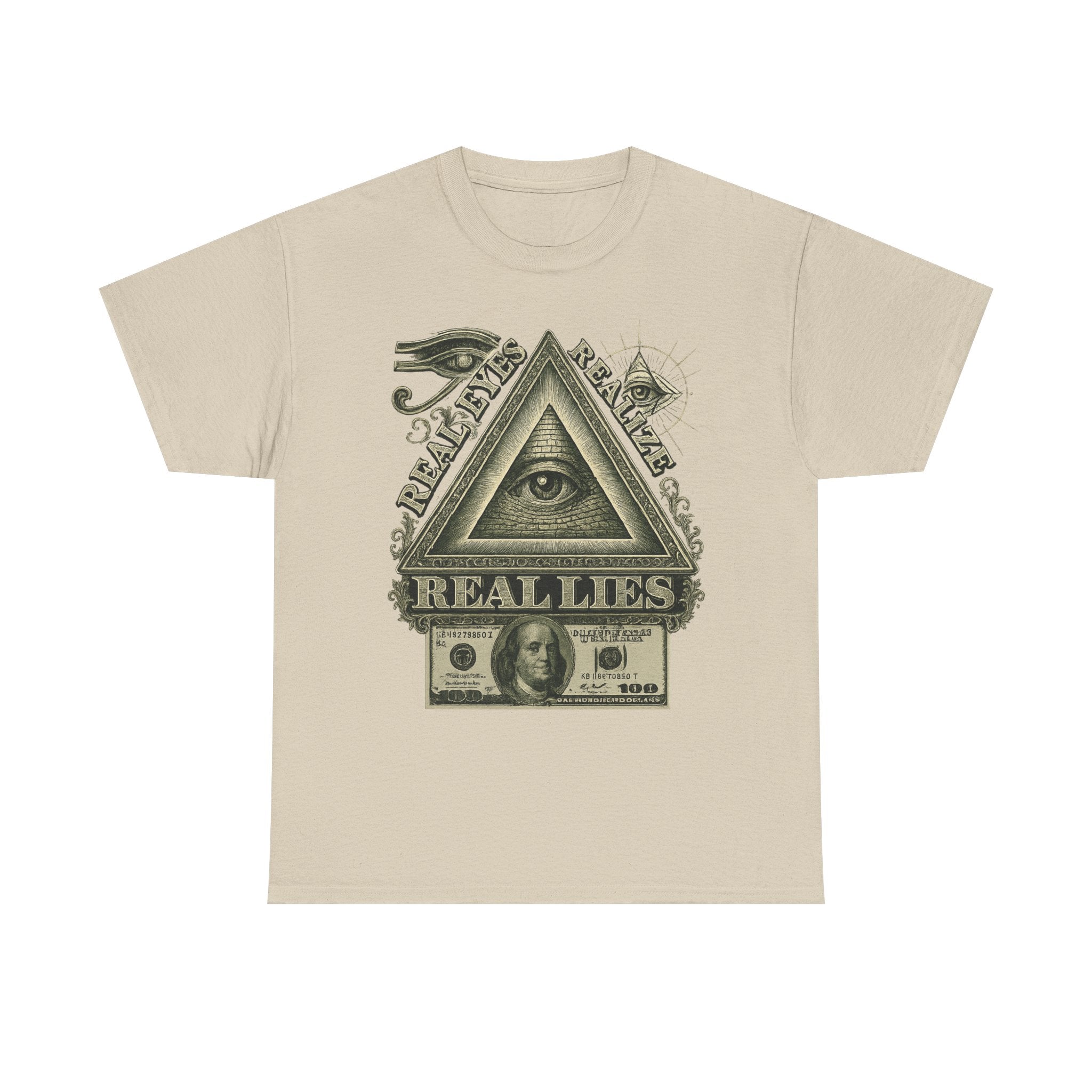 Eye of Providence Money-Style Graphic Tee — Vintage Currency Spiritual Streetwear