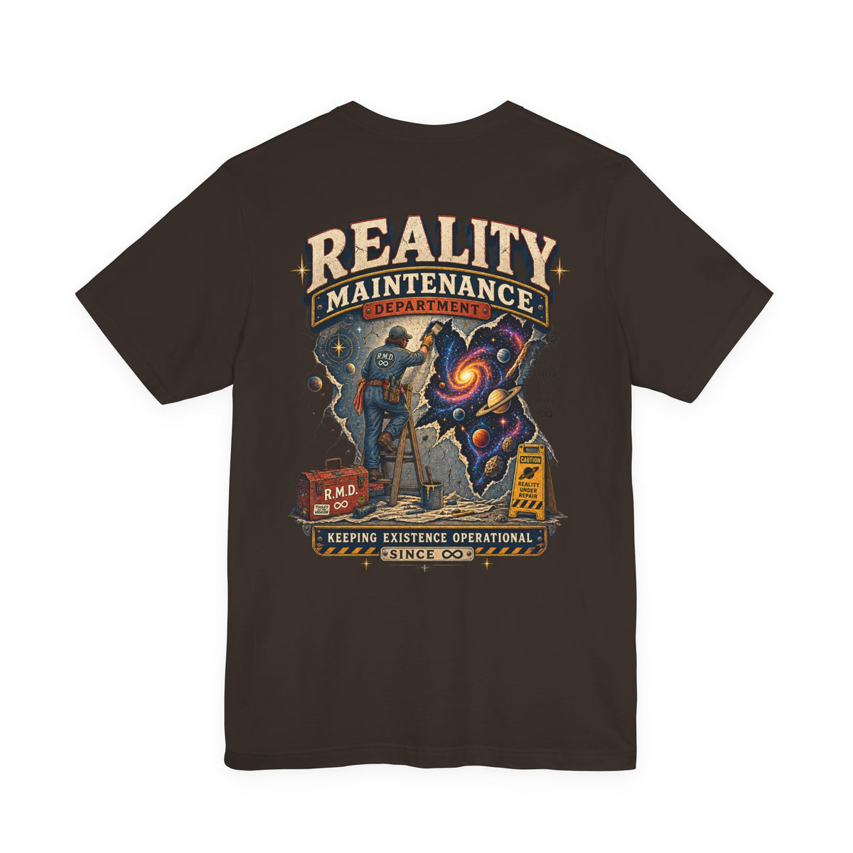 Reality Maintenance Department – Unisex Cosmic Graphic Tee
