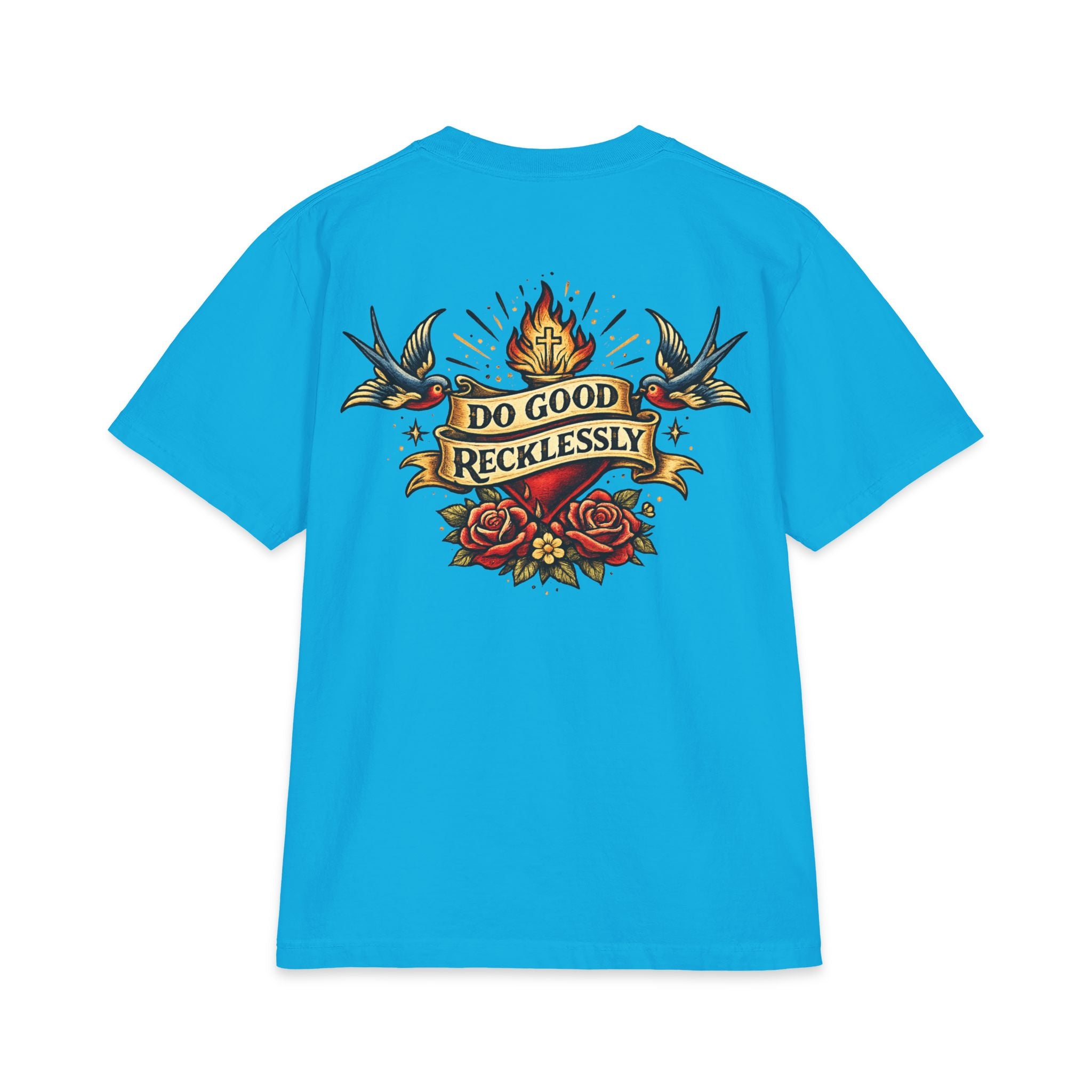 Do Good Recklessly Back Print T-Shirt