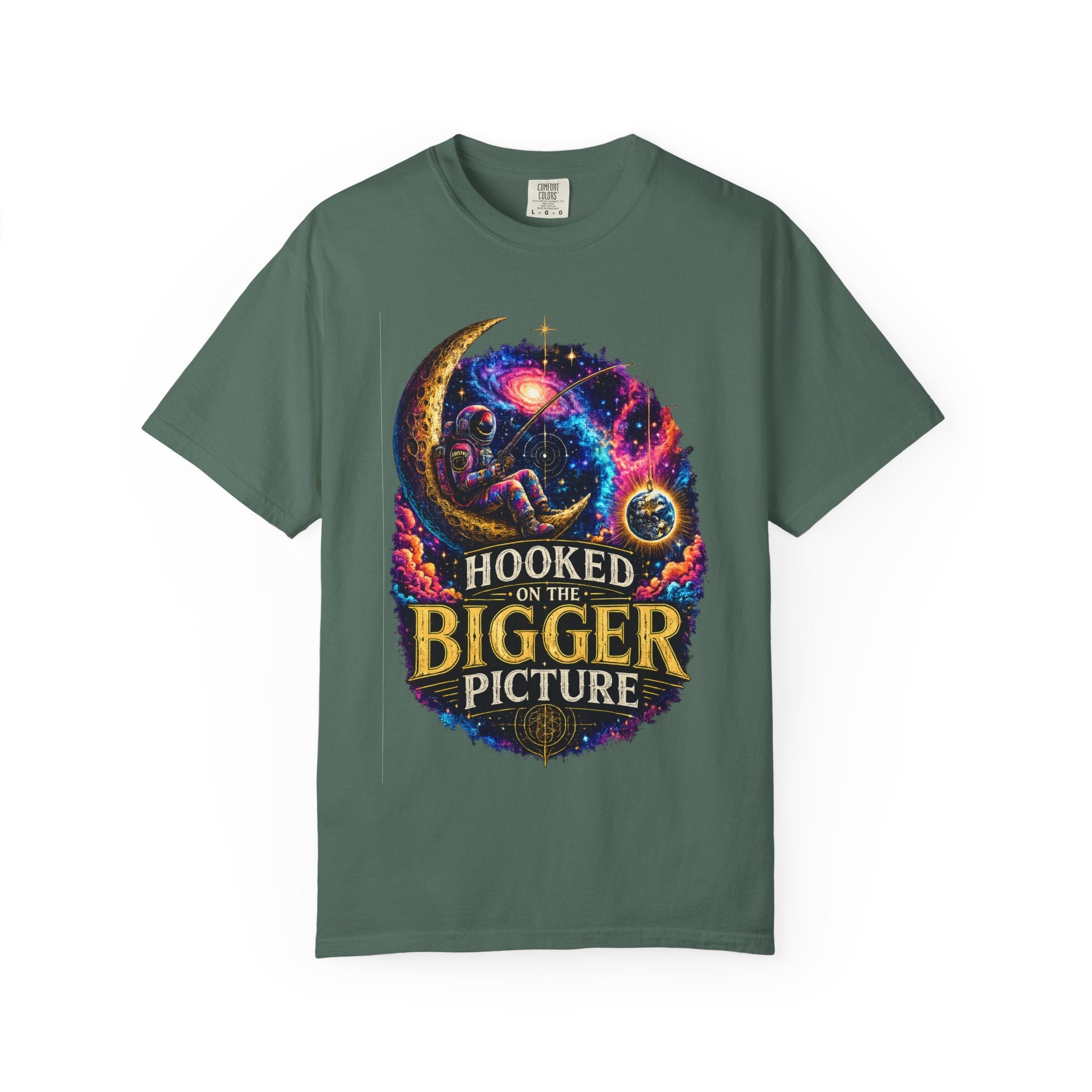 Hooked on the Bigger Picture Astronaut Graphic Tee