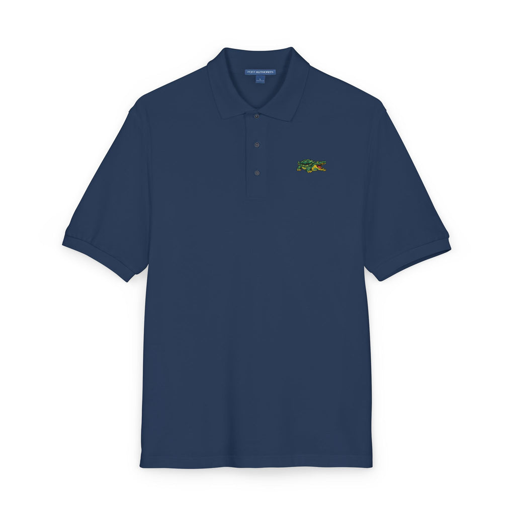 Croc Twist Embroidered Polo