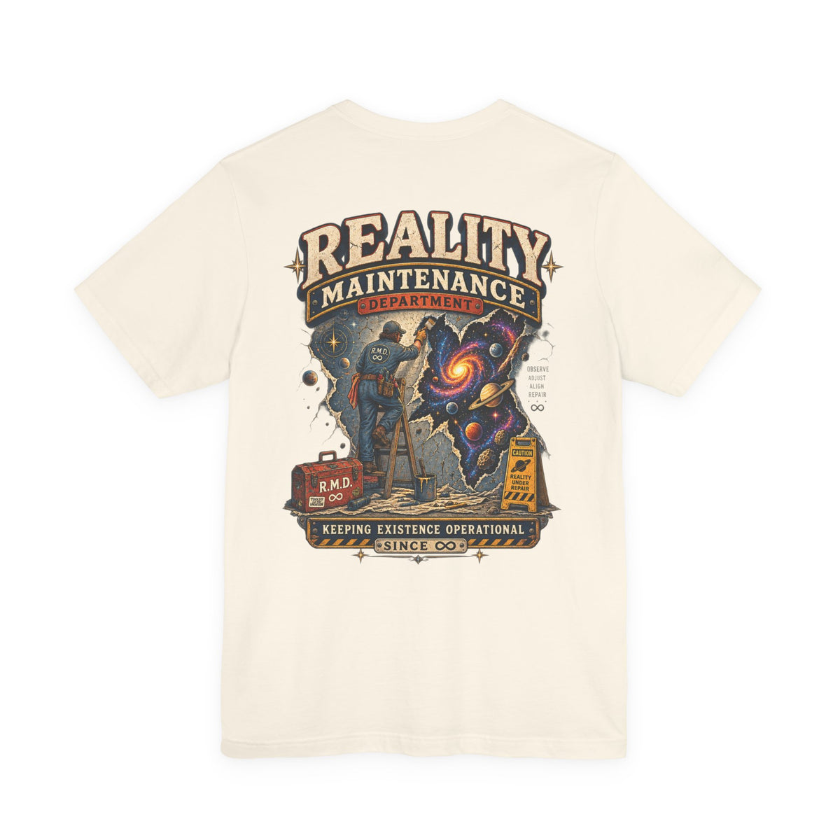 Reality Maintenance Department – Unisex Cosmic Graphic Tee