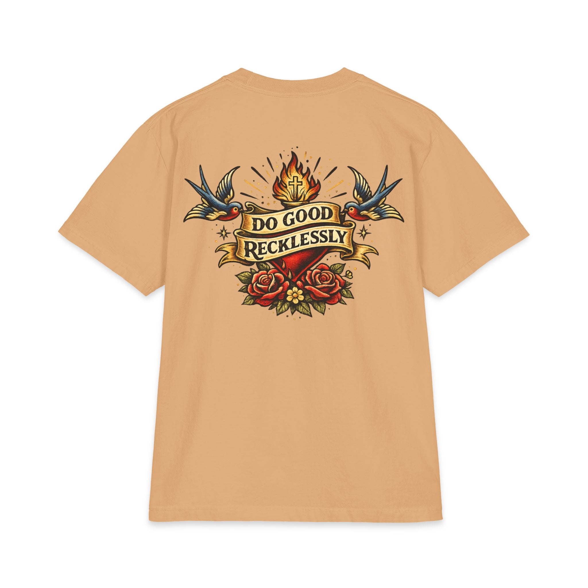Do Good Recklessly Back Print T-Shirt