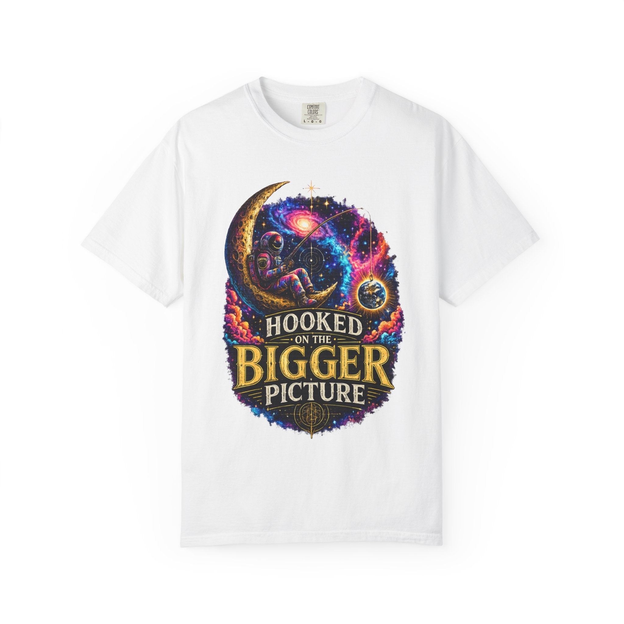 Hooked on the Bigger Picture Astronaut Graphic Tee