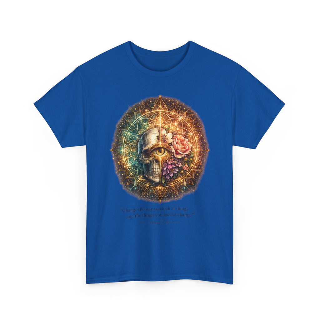 Wayne Dyer Quote T-Shirt — "Change the Way You Look at Things"