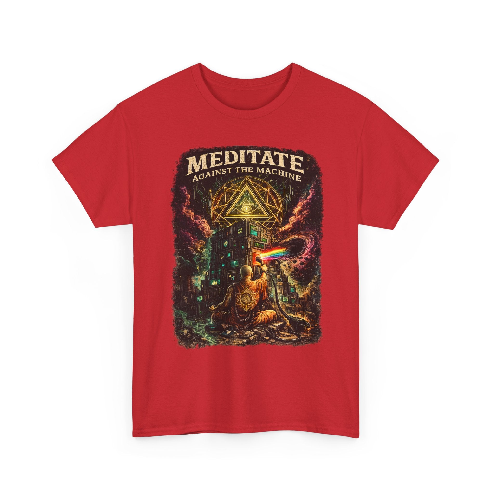Meditate Against the Machine Tee