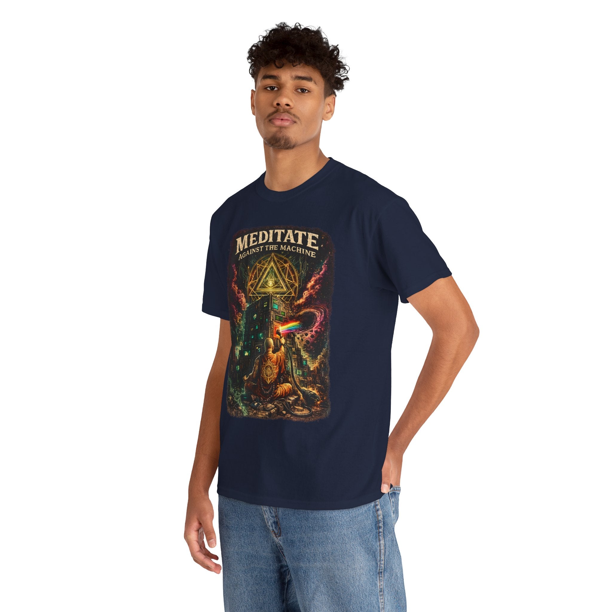 Meditate Against the Machine Tee
