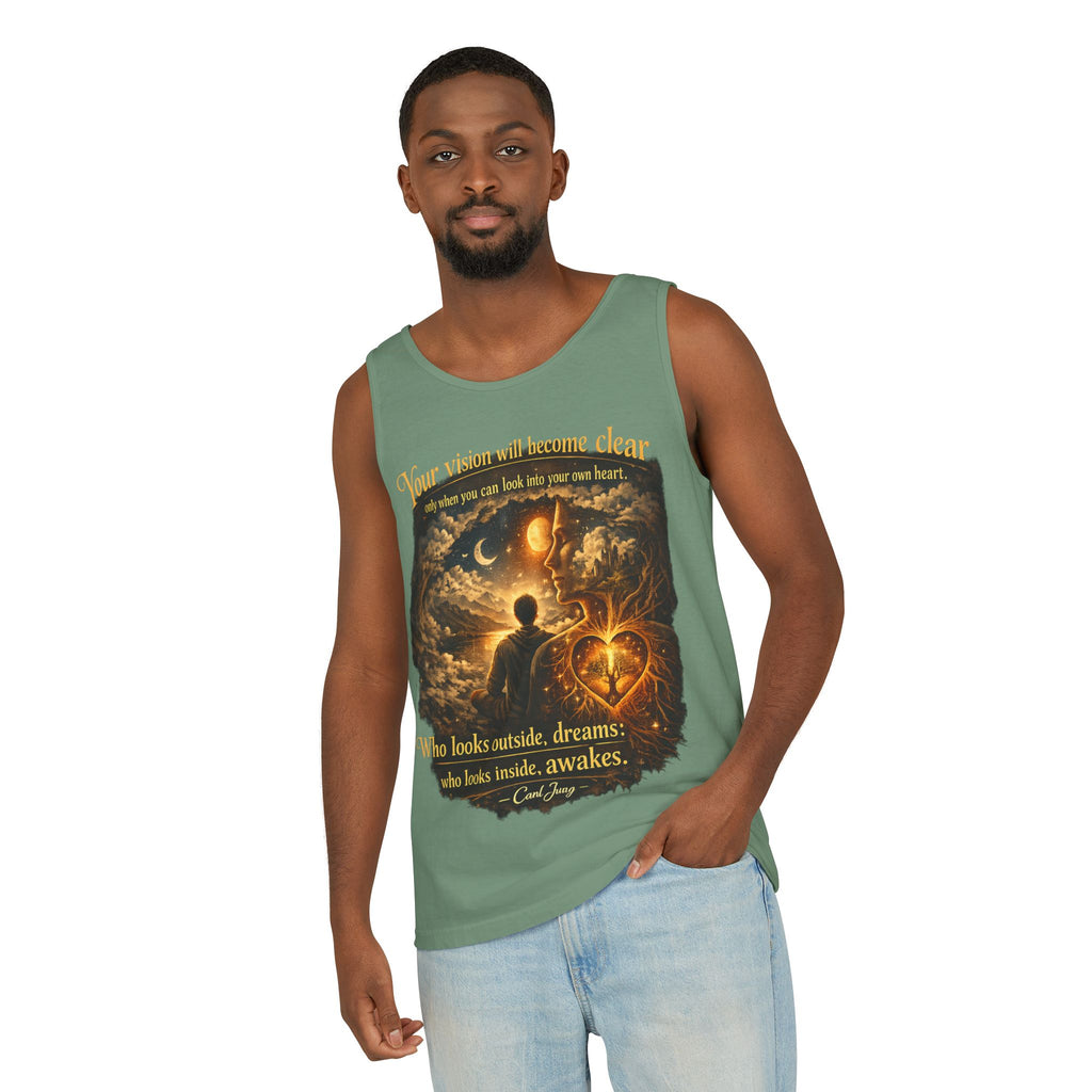 Carl Jung Spiritual Awareness Tank Top — Jungian Psychology Quote Tee