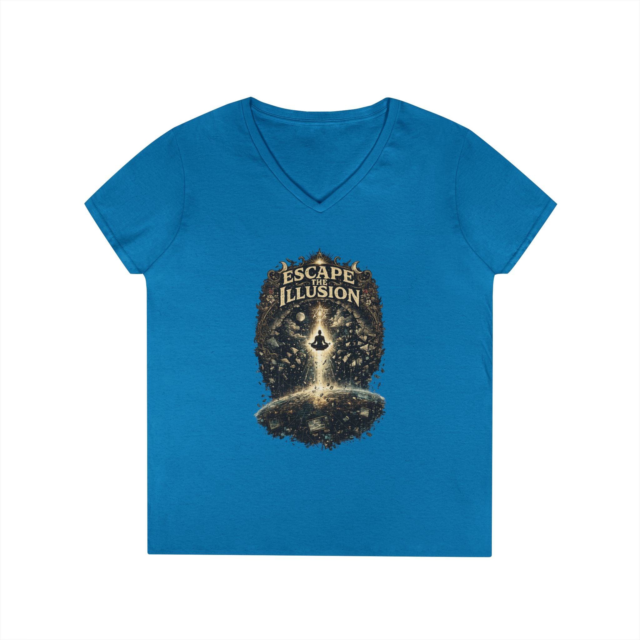 Escape the Illusion Women's V-Neck T-Shirt