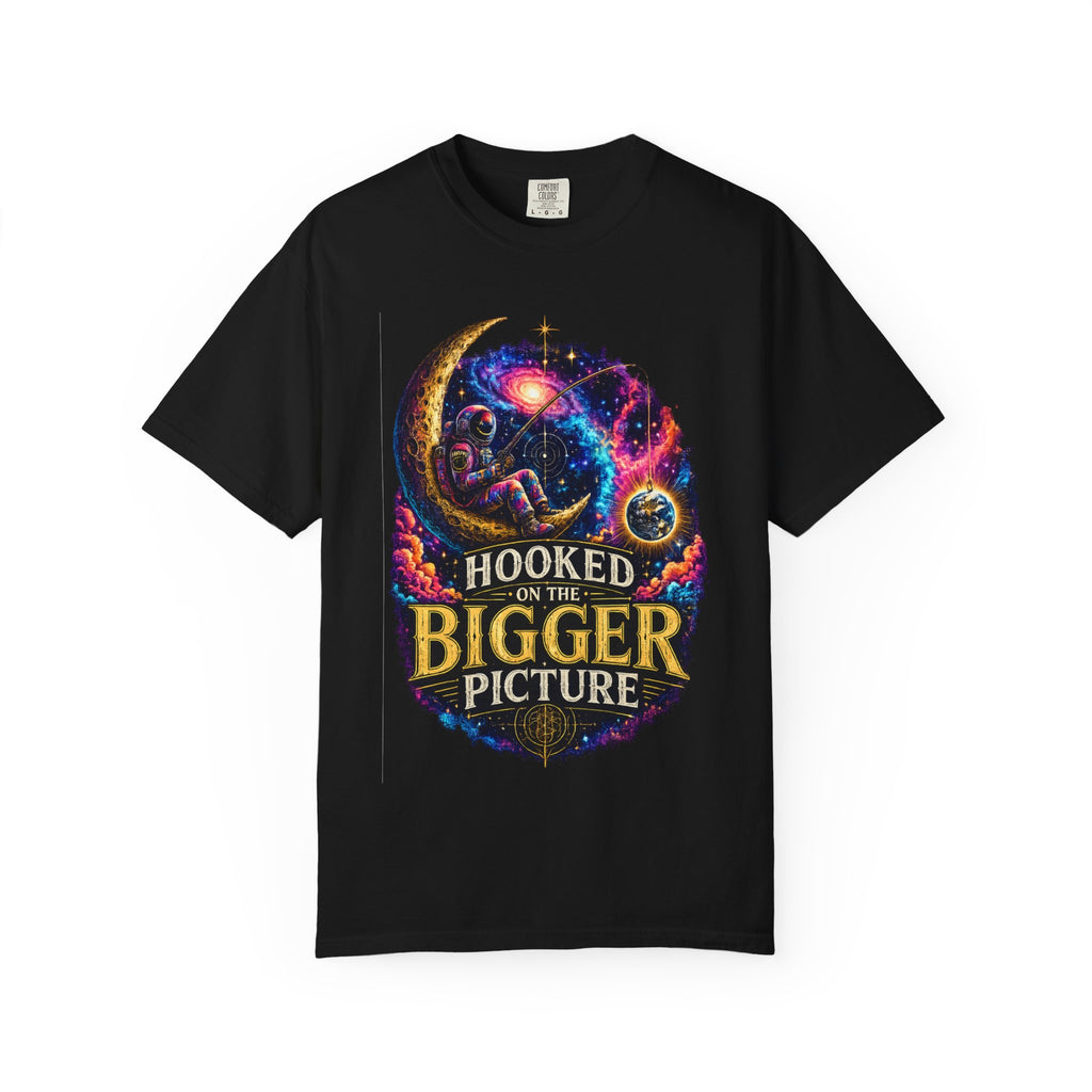Hooked on the Bigger Picture Astronaut Graphic Tee