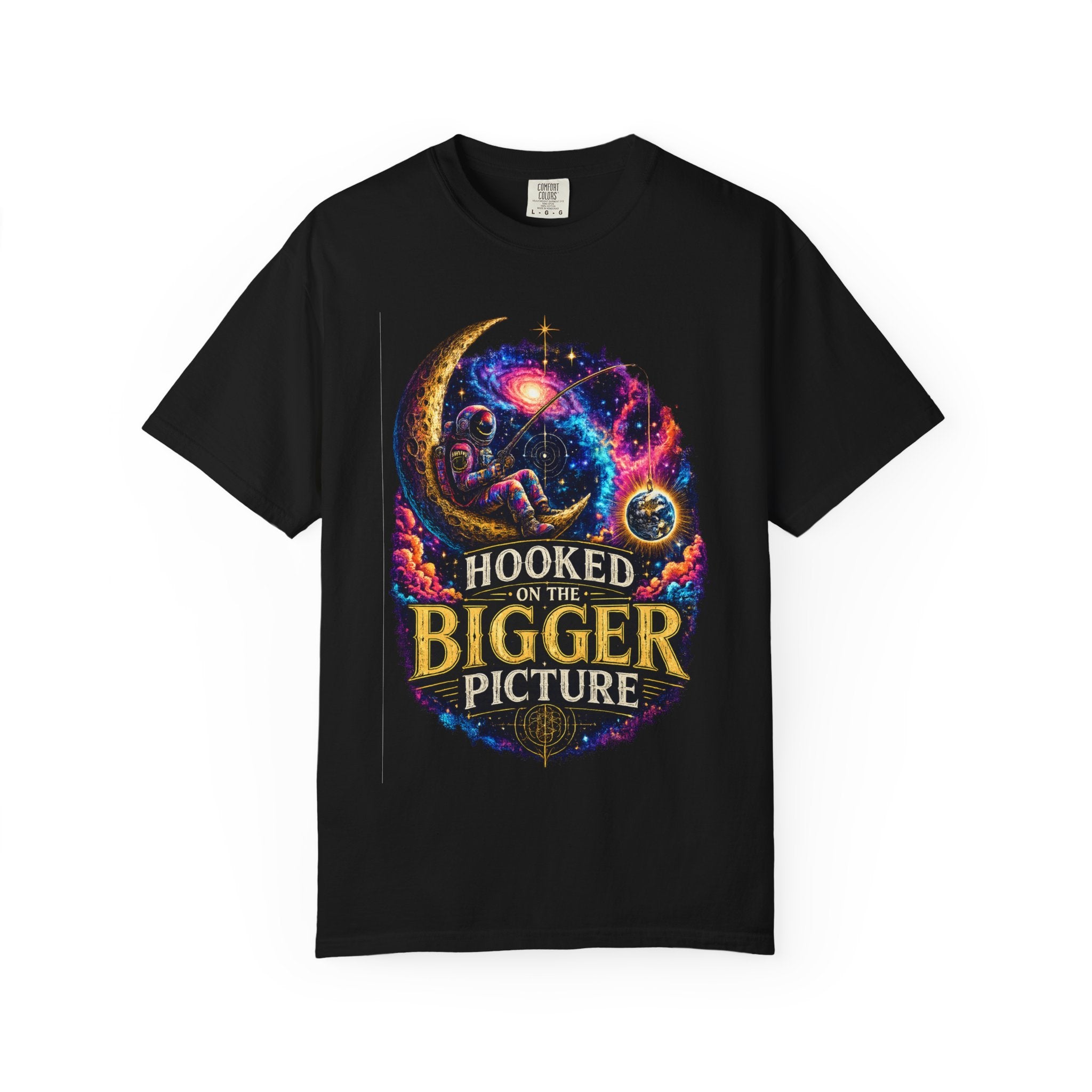 Hooked on the Bigger Picture Astronaut Graphic Tee