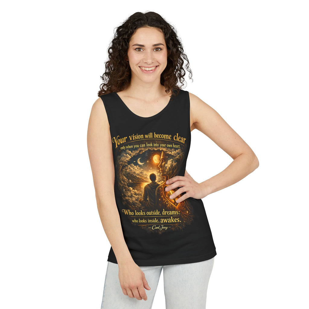 Carl Jung Spiritual Awareness Tank Top — Jungian Psychology Quote Tee