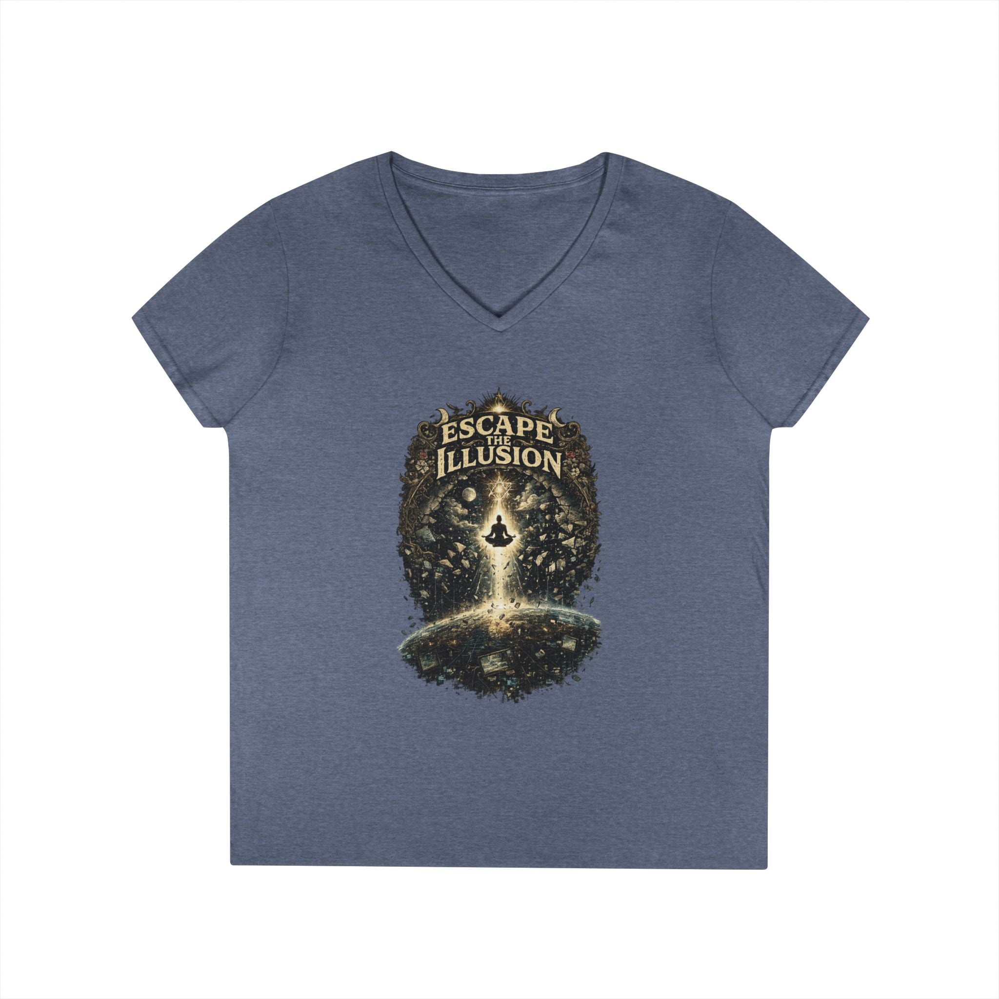 Escape the Illusion Women's V-Neck T-Shirt