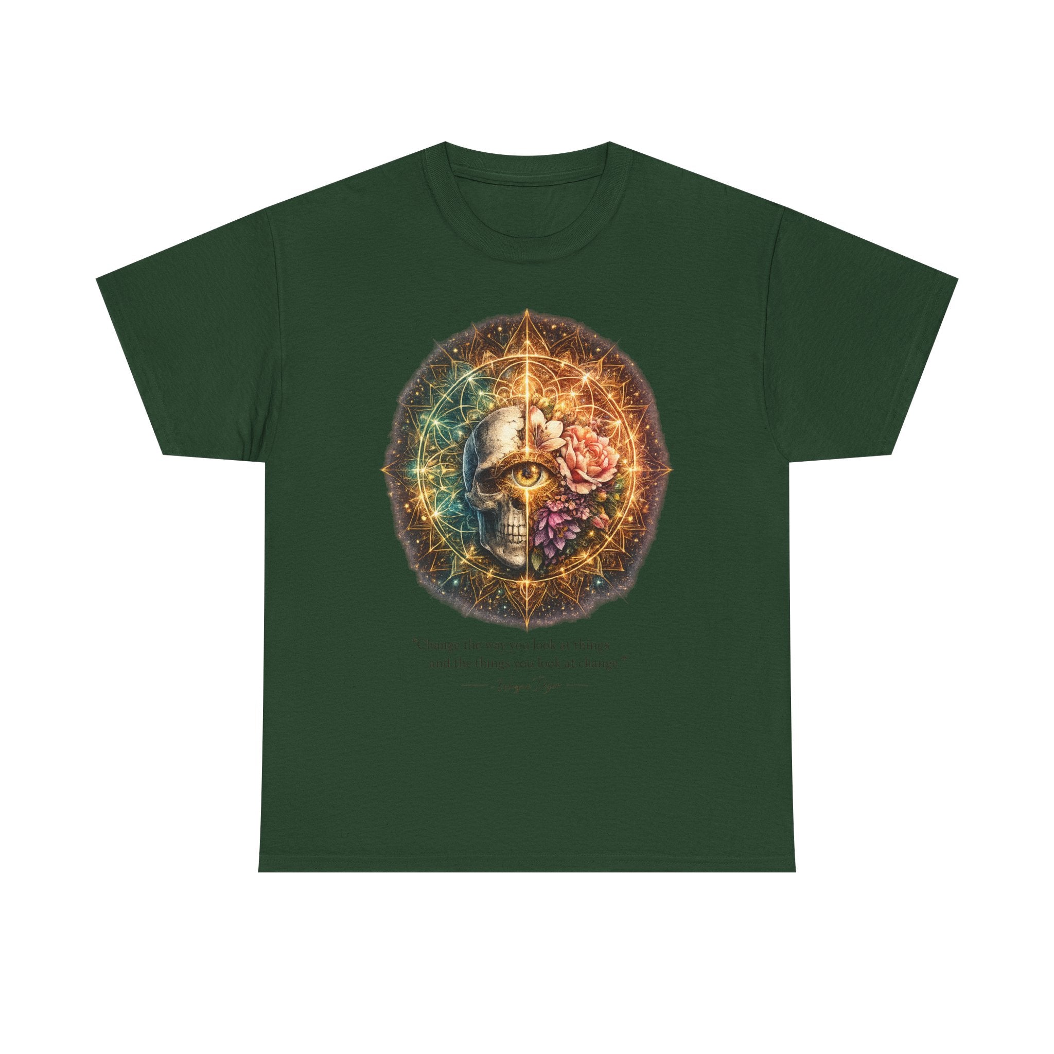 Wayne Dyer Quote T-Shirt — "Change the Way You Look at Things"