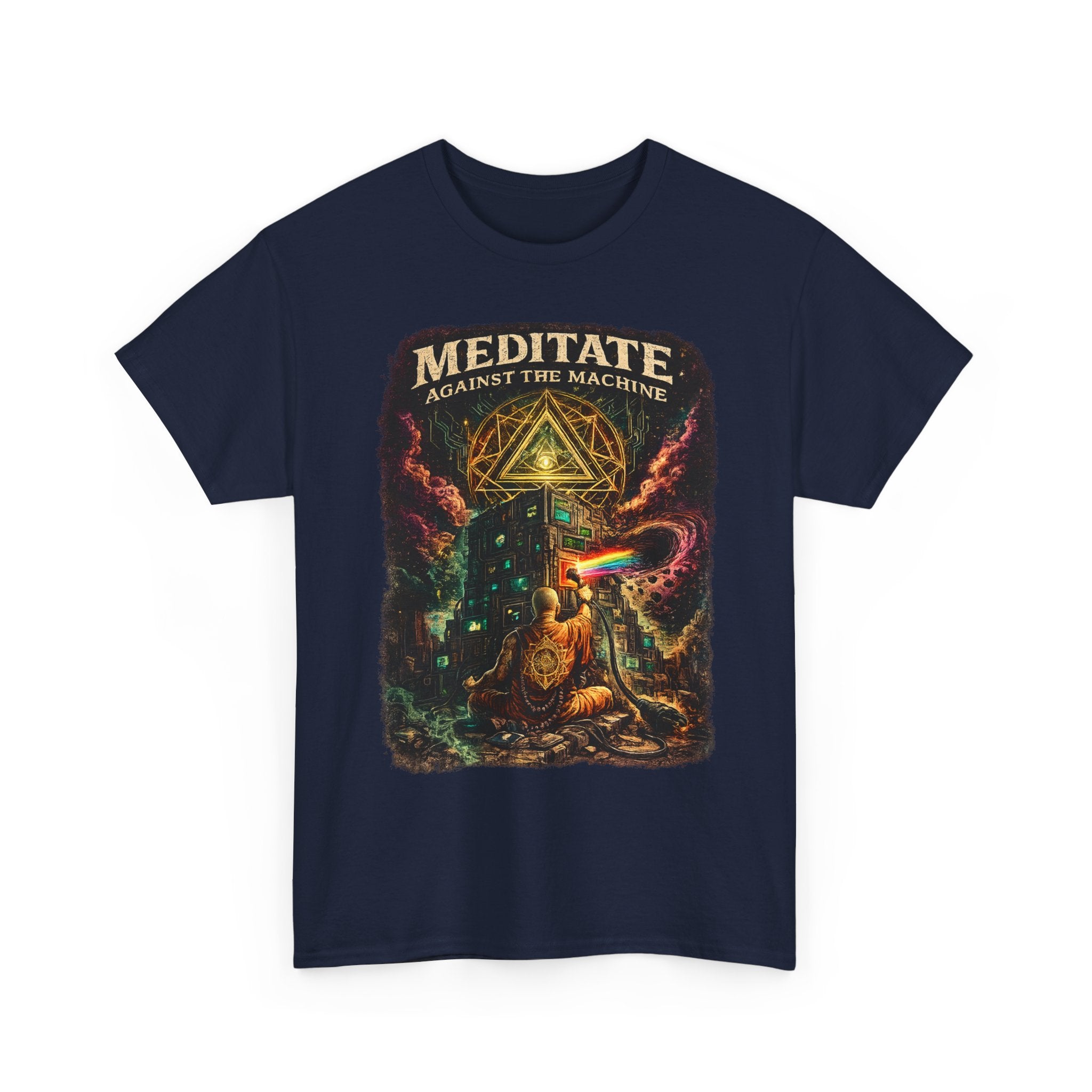 Meditate Against the Machine Tee