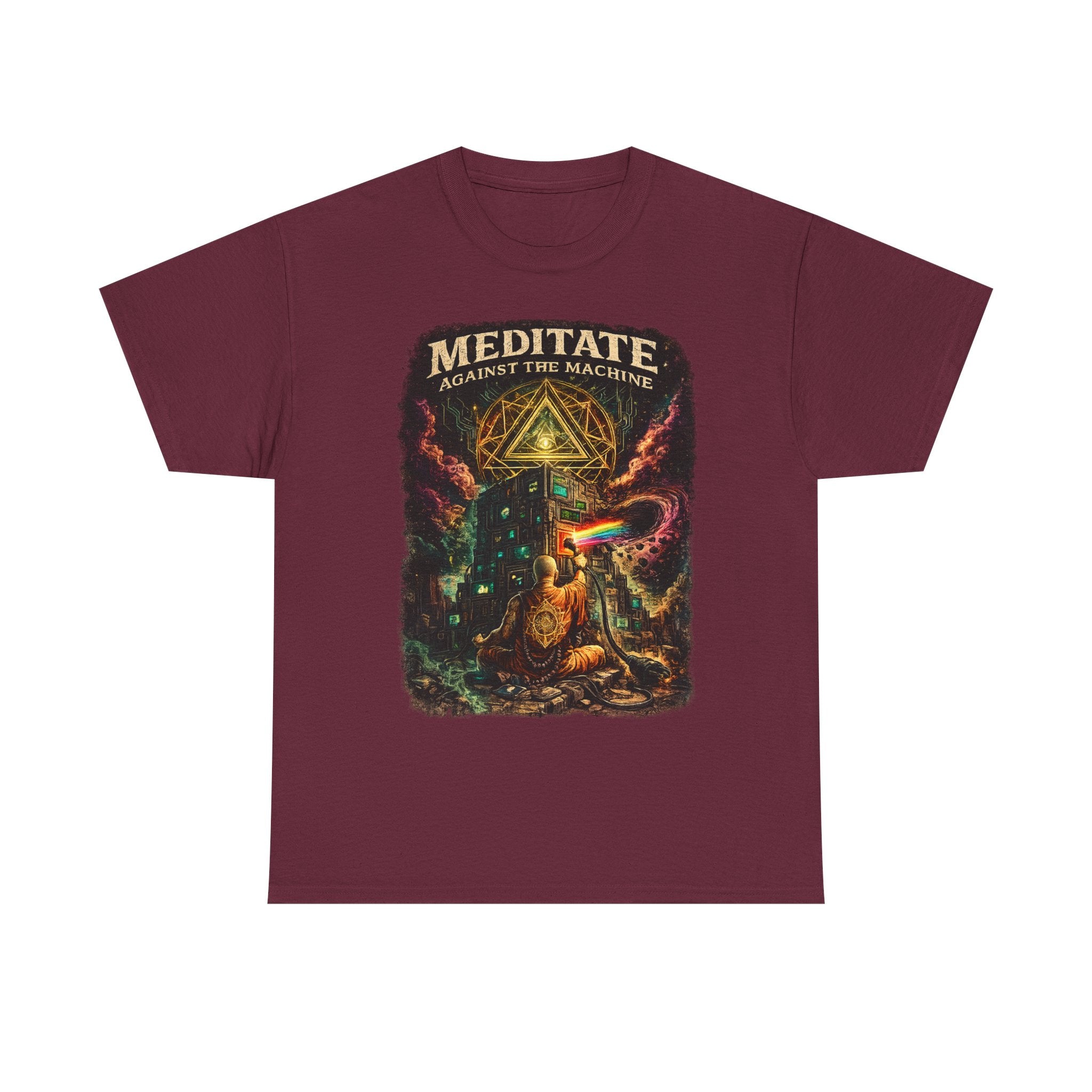 Meditate Against the Machine Tee
