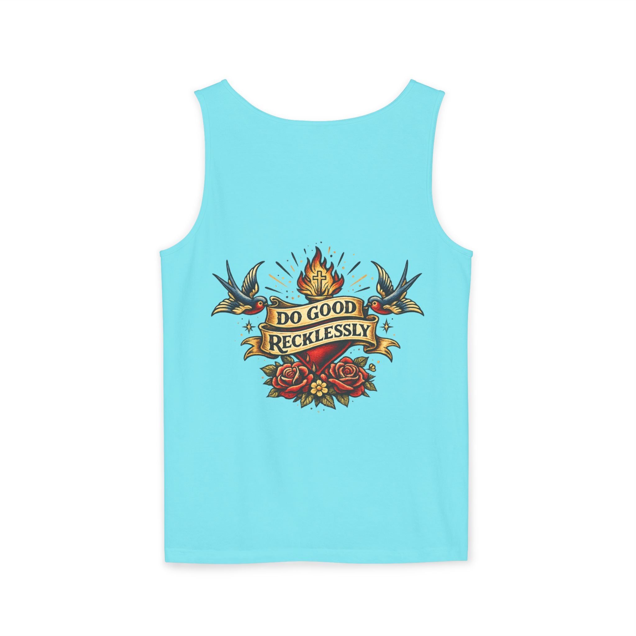 Do Good Recklessly Back Print Tank Top