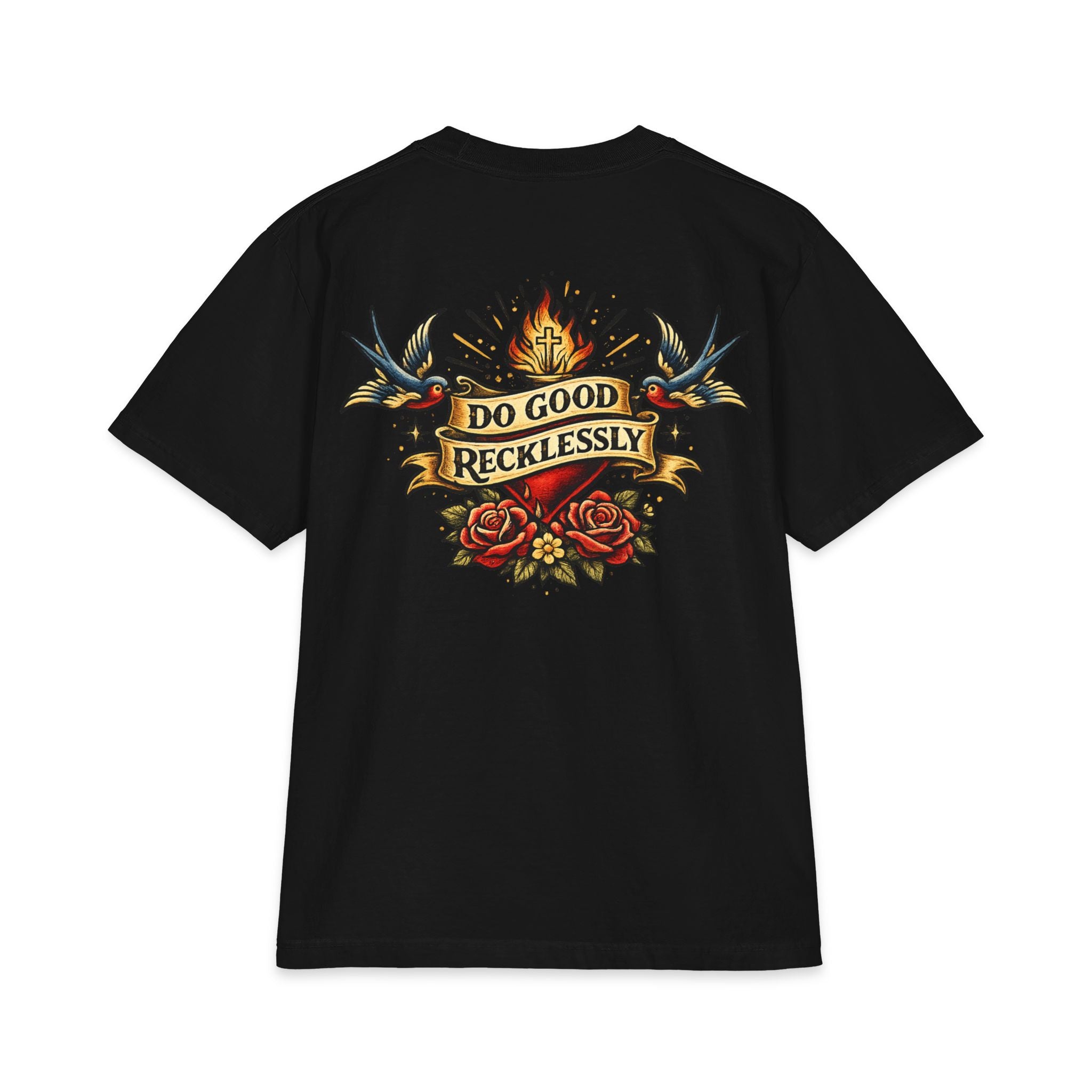 Do Good Recklessly Two-Sided Tattoo T-Shirt