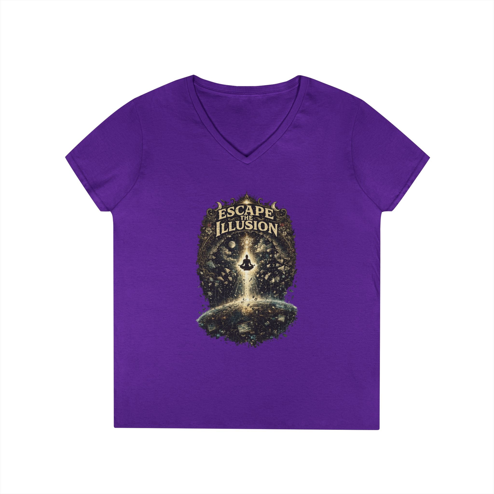 Escape the Illusion Women's V-Neck T-Shirt