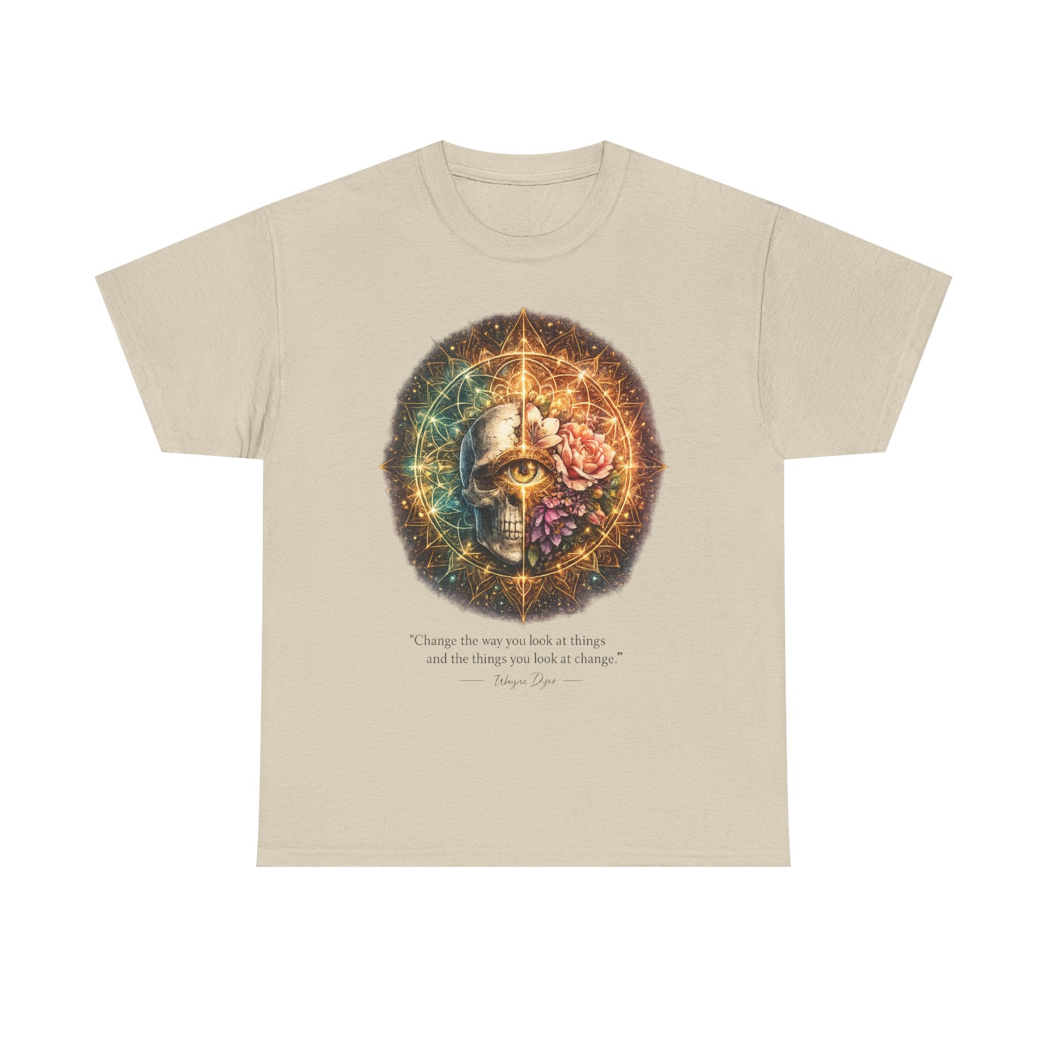 Wayne Dyer Quote T-Shirt — "Change the Way You Look at Things"