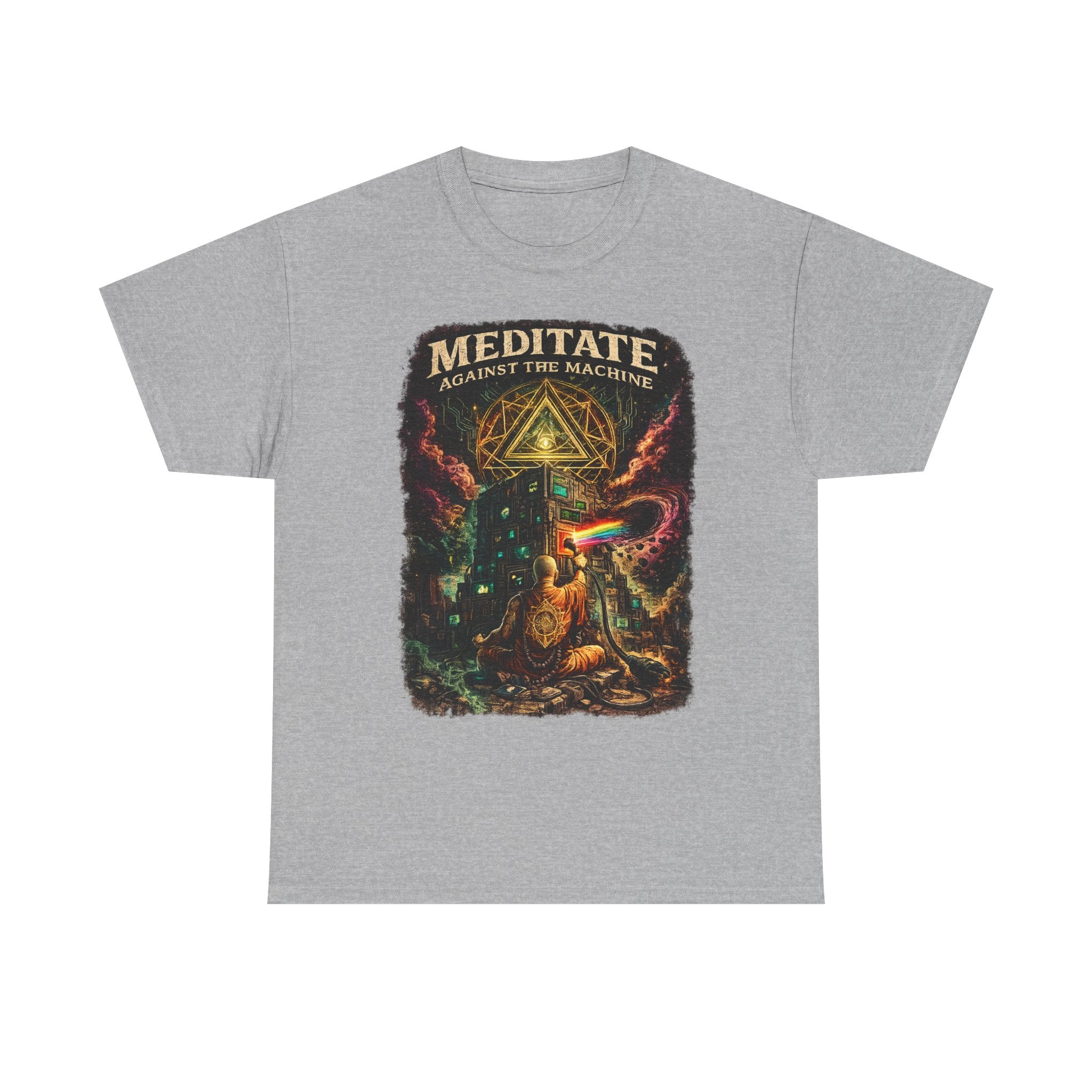 Meditate Against the Machine Tee