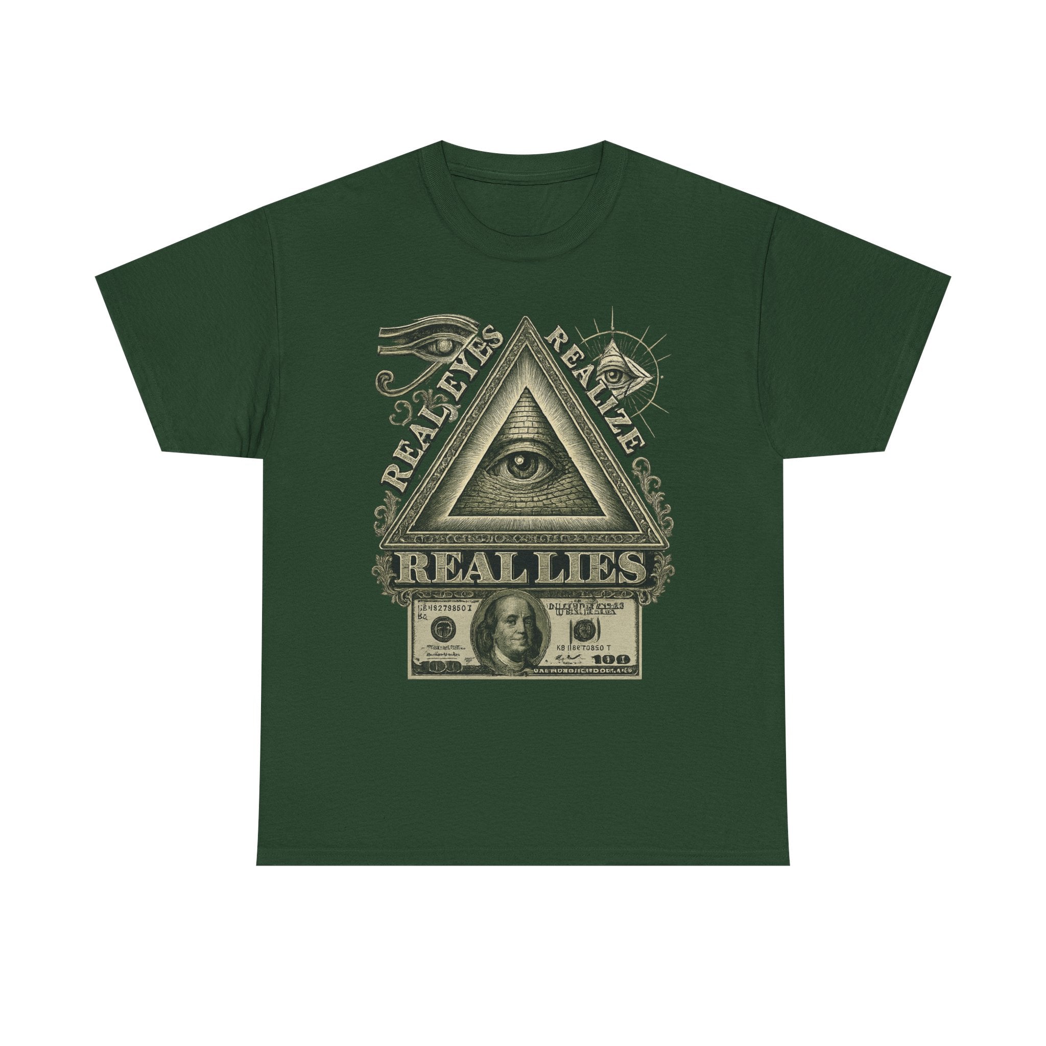Eye of Providence Money-Style Graphic Tee — Vintage Currency Spiritual Streetwear
