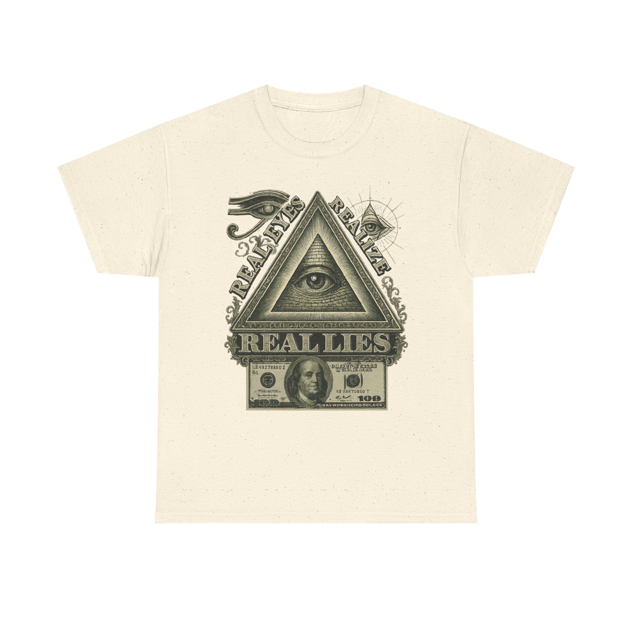 Eye of Providence Money-Style Graphic Tee — Vintage Currency Spiritual Streetwear
