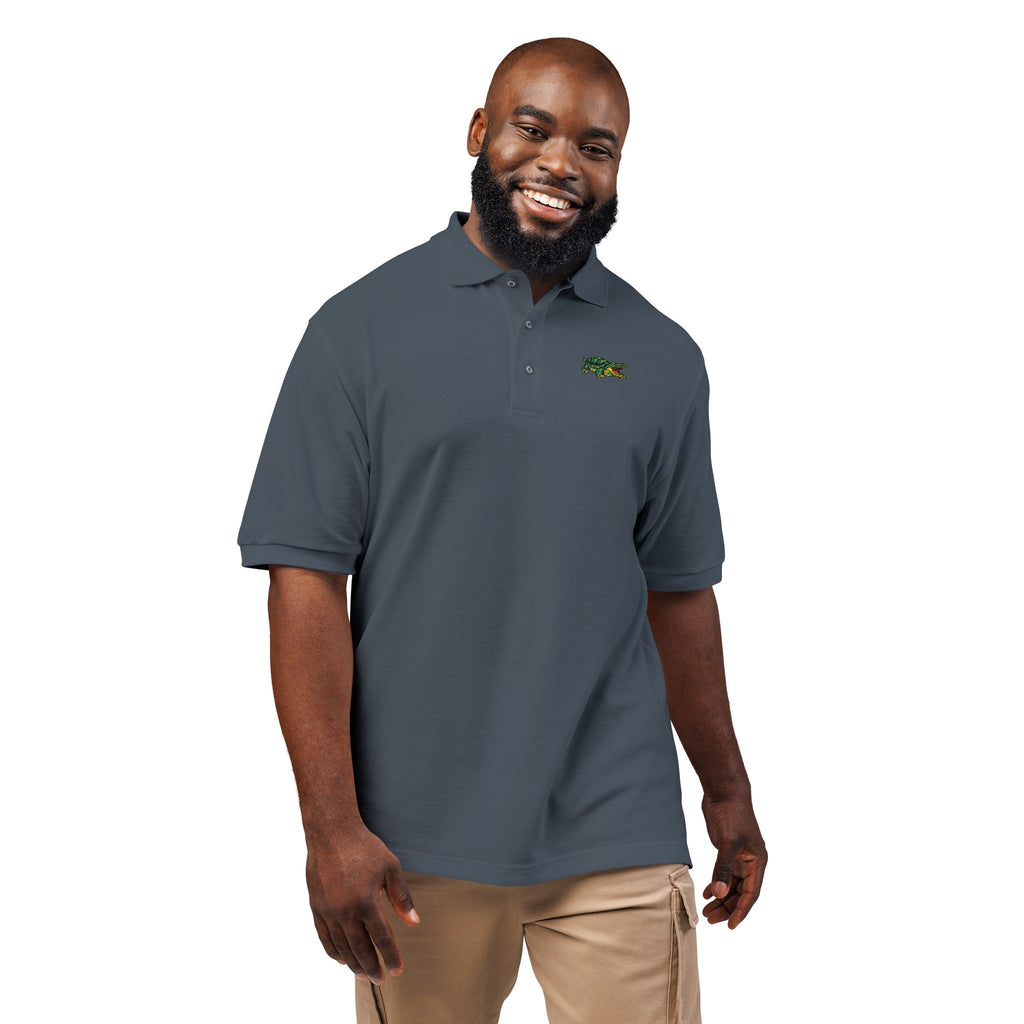 Croc Twist Embroidered Polo