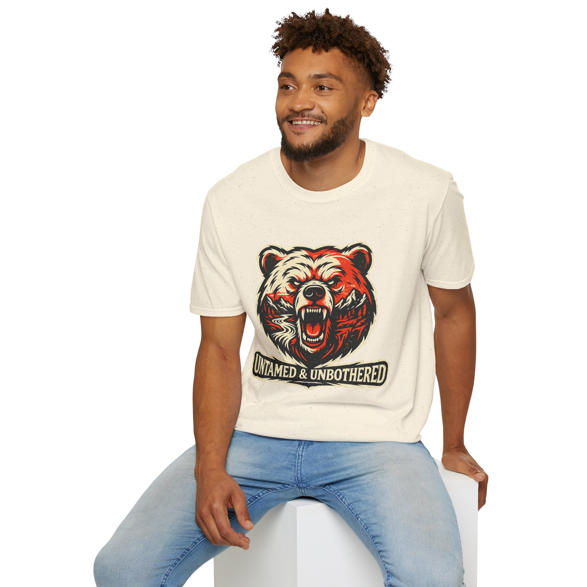 Untamed & Unbothered Bear Graphic Tee