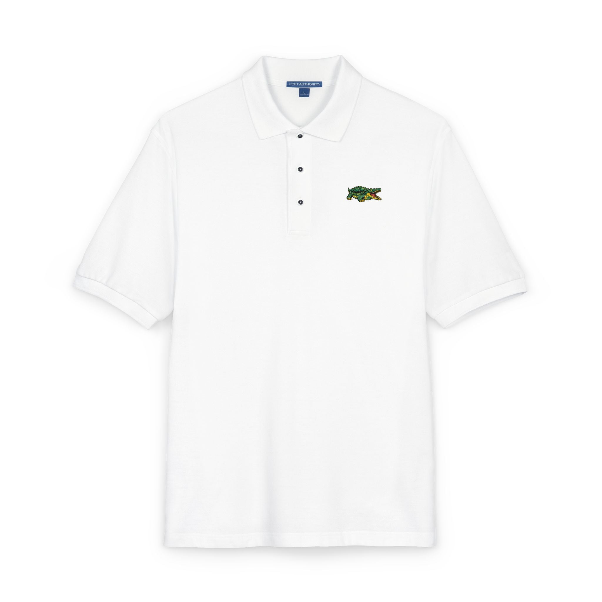 Croc Twist Embroidered Polo