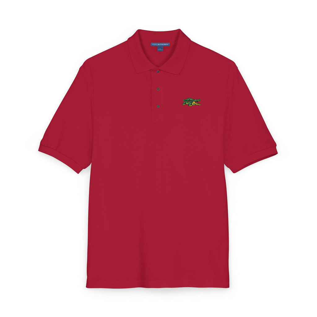 Croc Twist Embroidered Polo