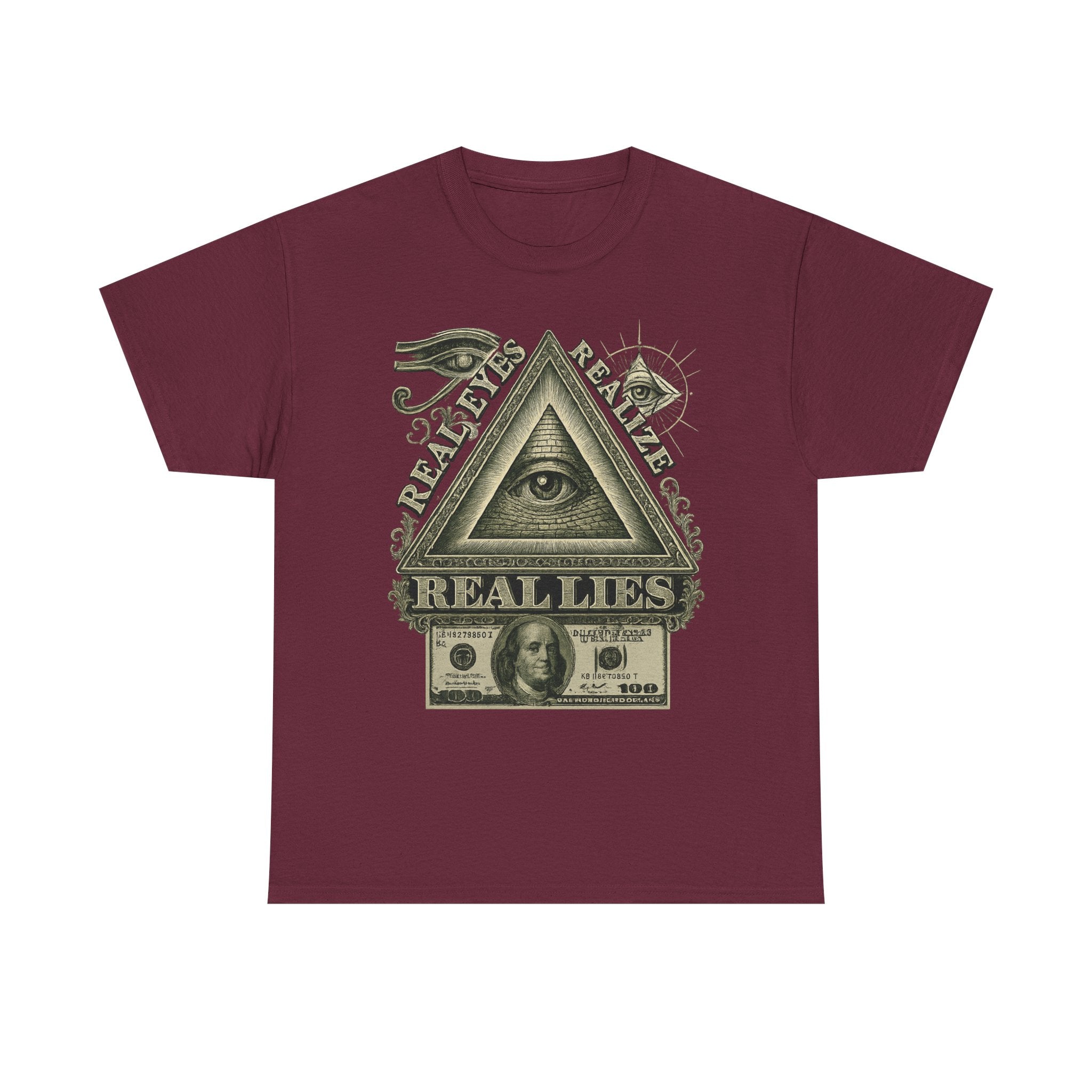 Eye of Providence Money-Style Graphic Tee — Vintage Currency Spiritual Streetwear