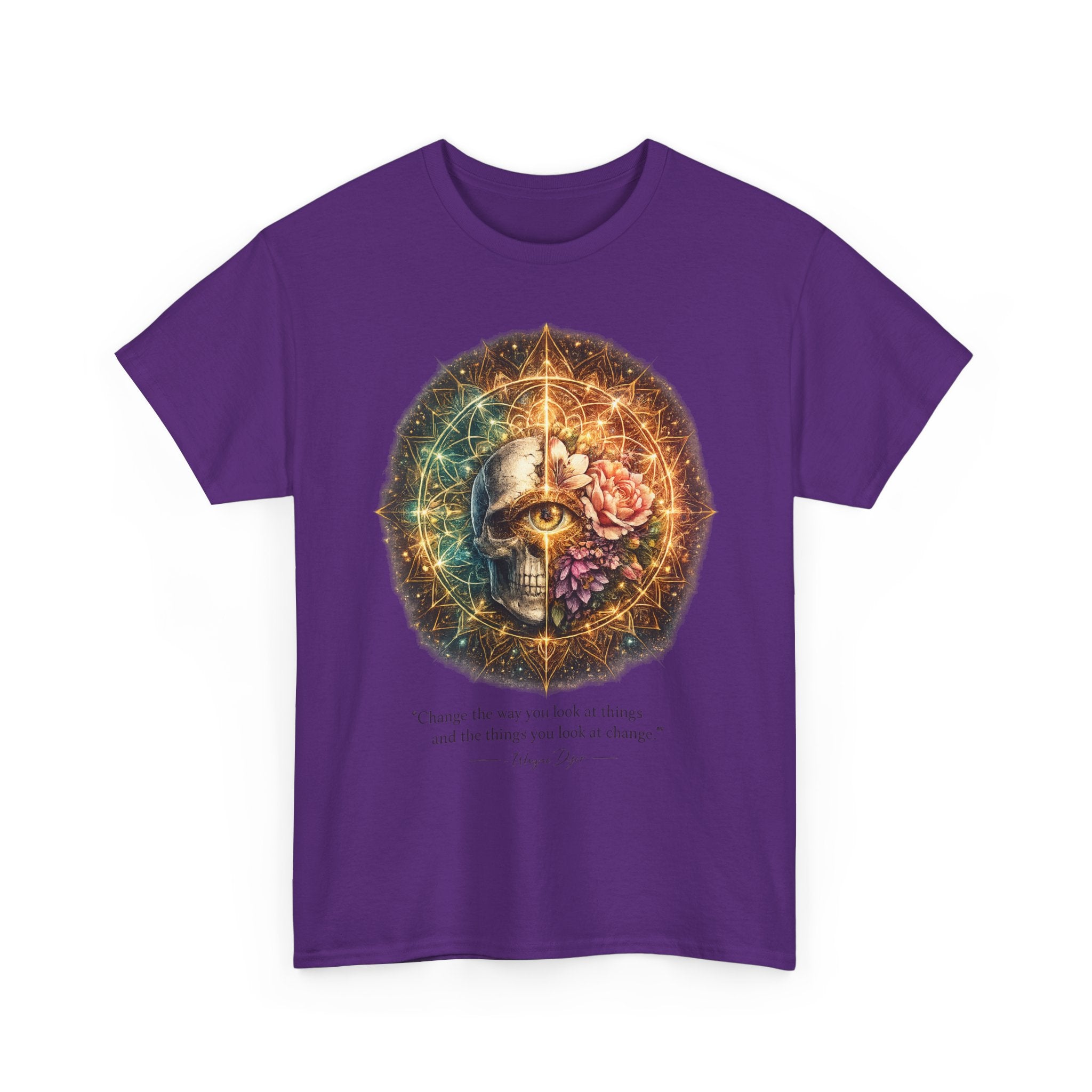 Wayne Dyer Quote T-Shirt — "Change the Way You Look at Things"