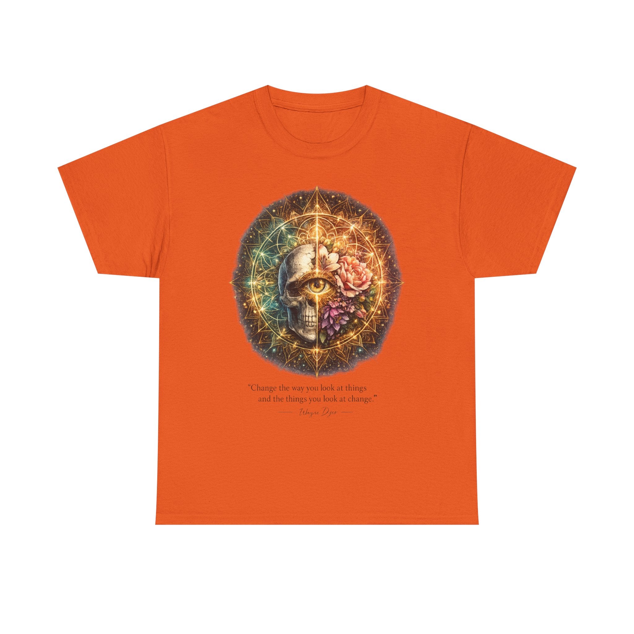 Wayne Dyer Quote T-Shirt — "Change the Way You Look at Things"
