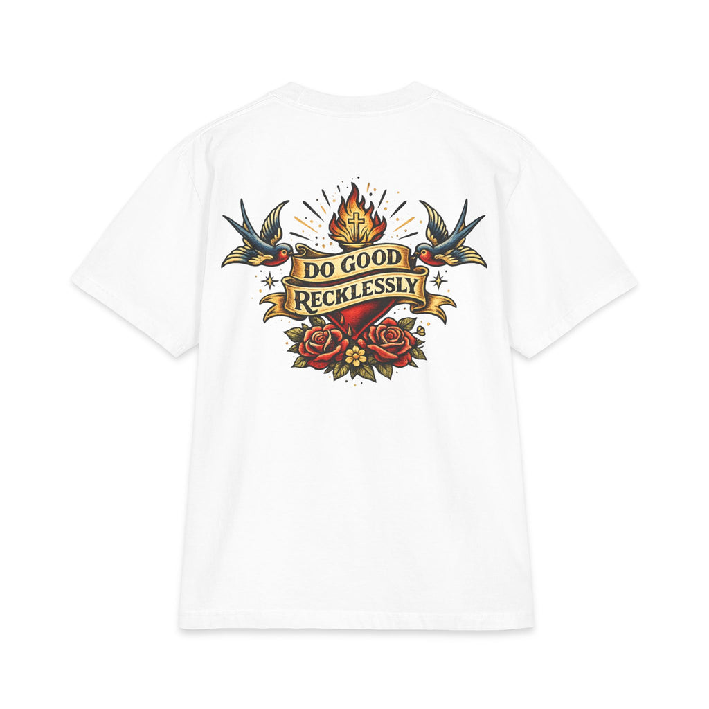 Do Good Recklessly Back Print T-Shirt