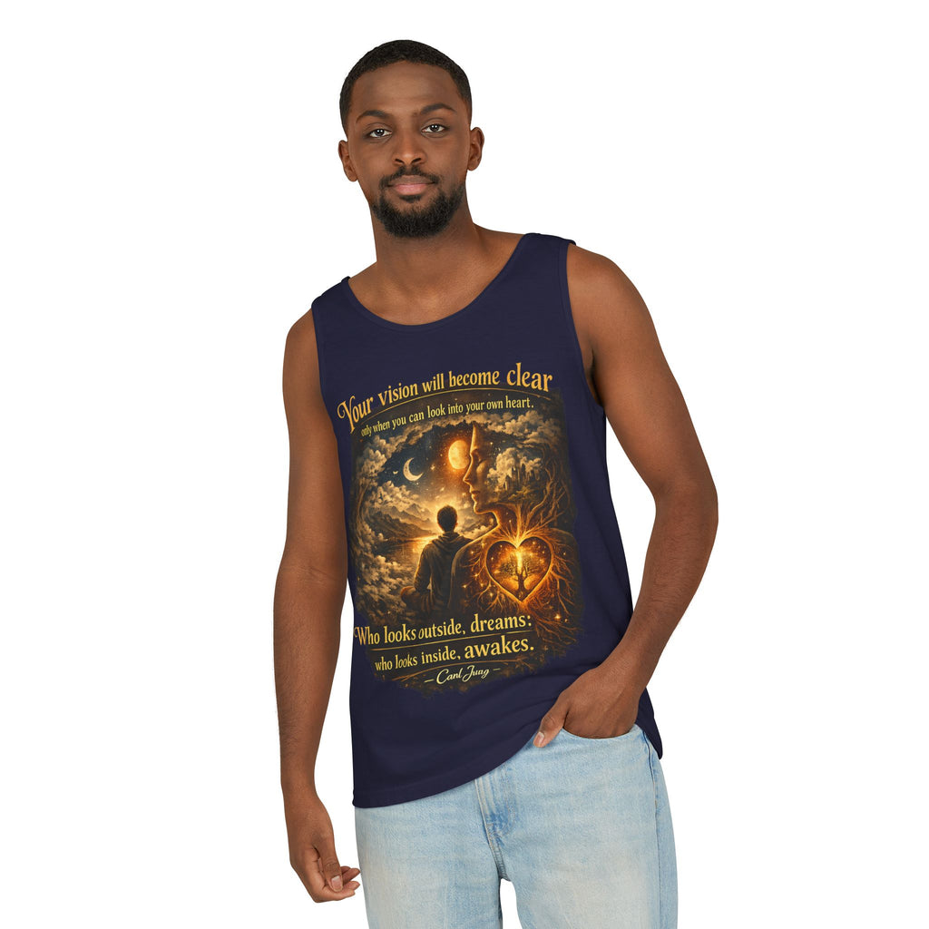 Carl Jung Spiritual Awareness Tank Top — Jungian Psychology Quote Tee