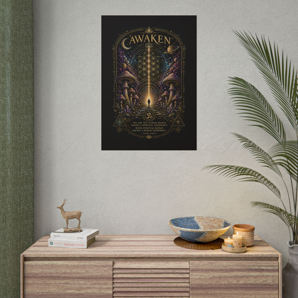Awaken Mushroom Gateway Poster