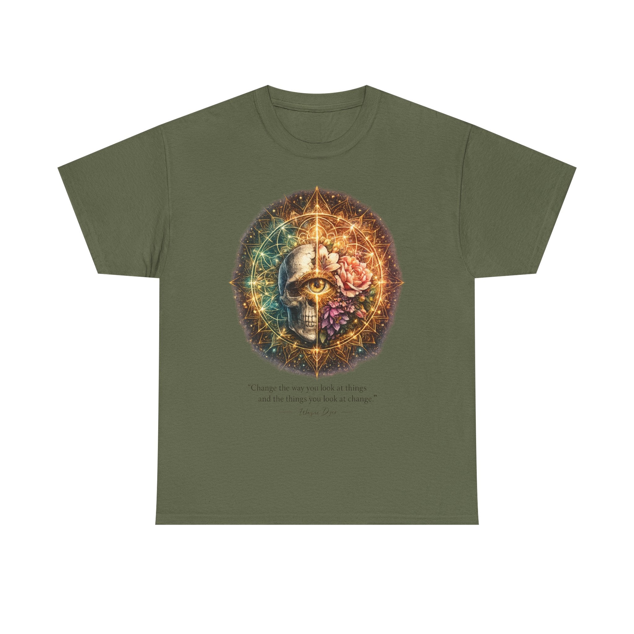 Wayne Dyer Quote T-Shirt — "Change the Way You Look at Things"