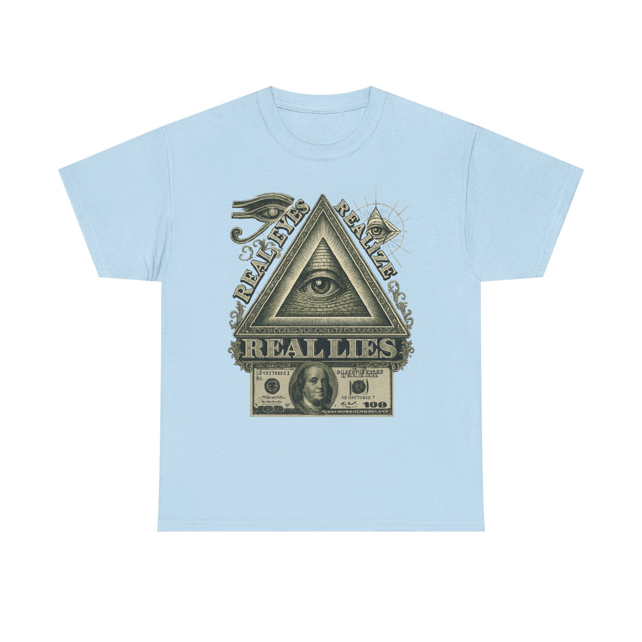 Eye of Providence Money-Style Graphic Tee — Vintage Currency Spiritual Streetwear