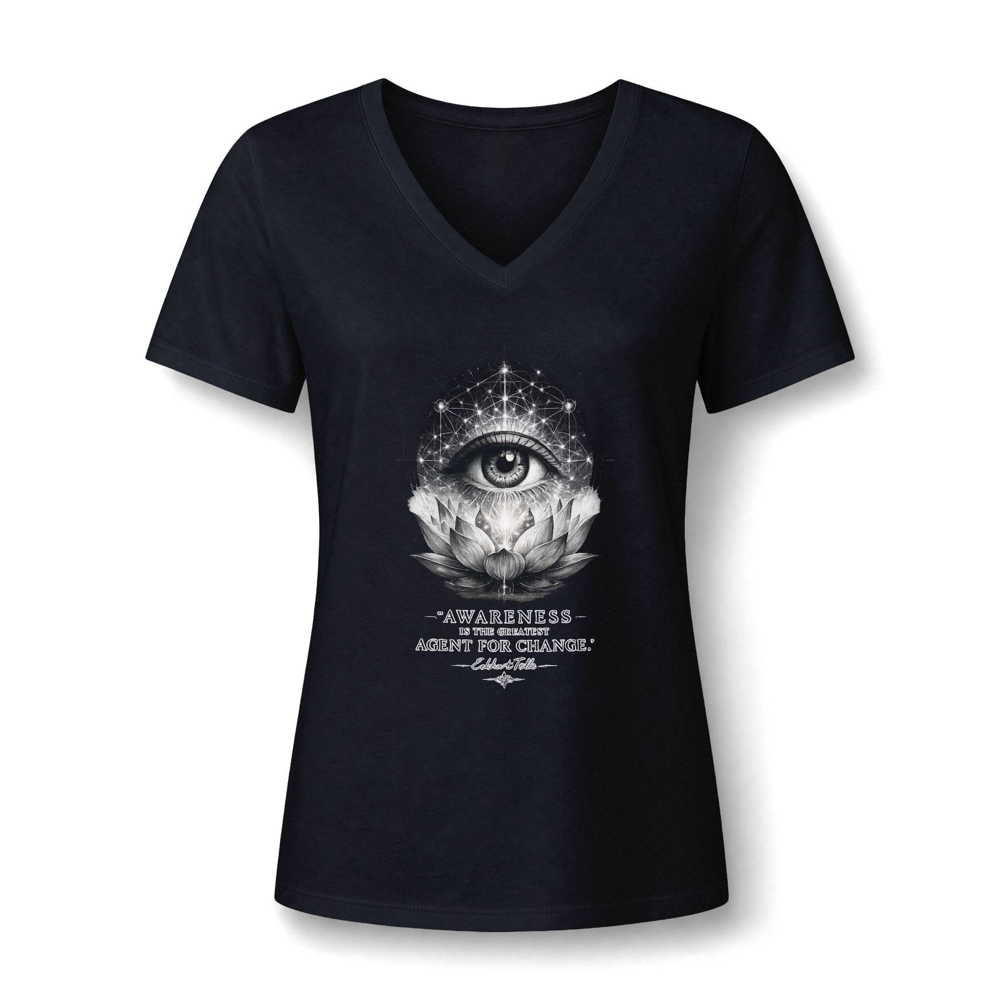 Awareness Is the Greatest Agent for Change Women's V-Neck T-Shirt