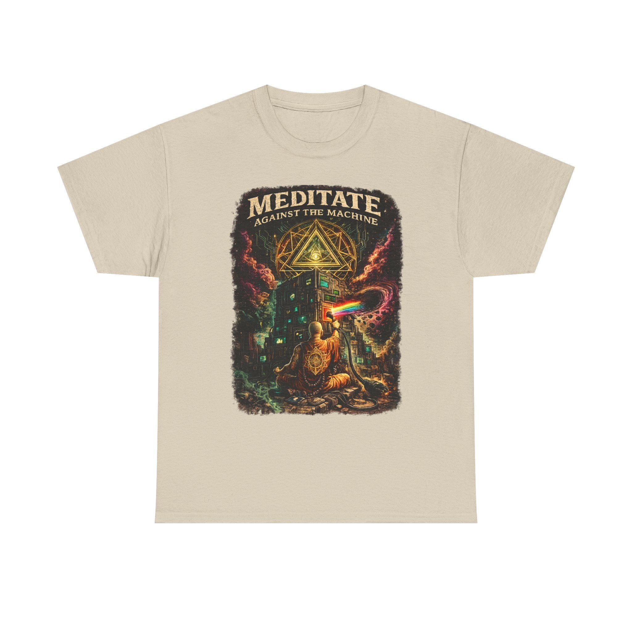 Meditate Against the Machine Tee