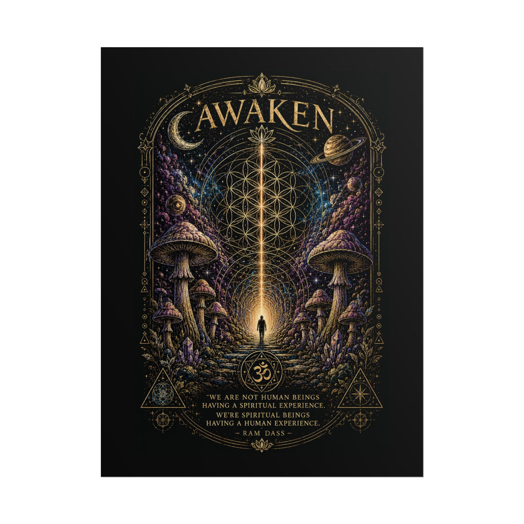Awaken Mushroom Gateway Poster