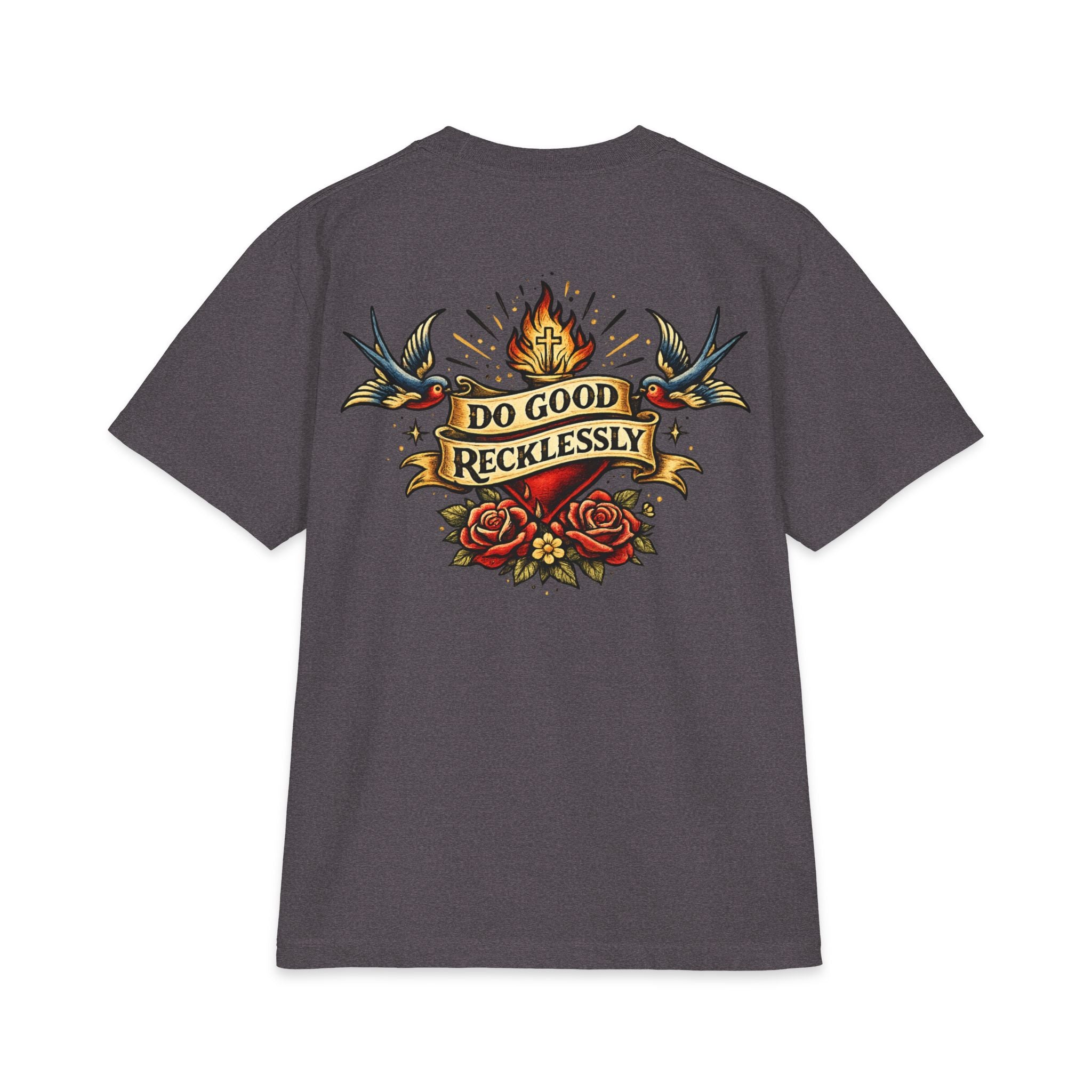 Do Good Recklessly Back Print T-Shirt