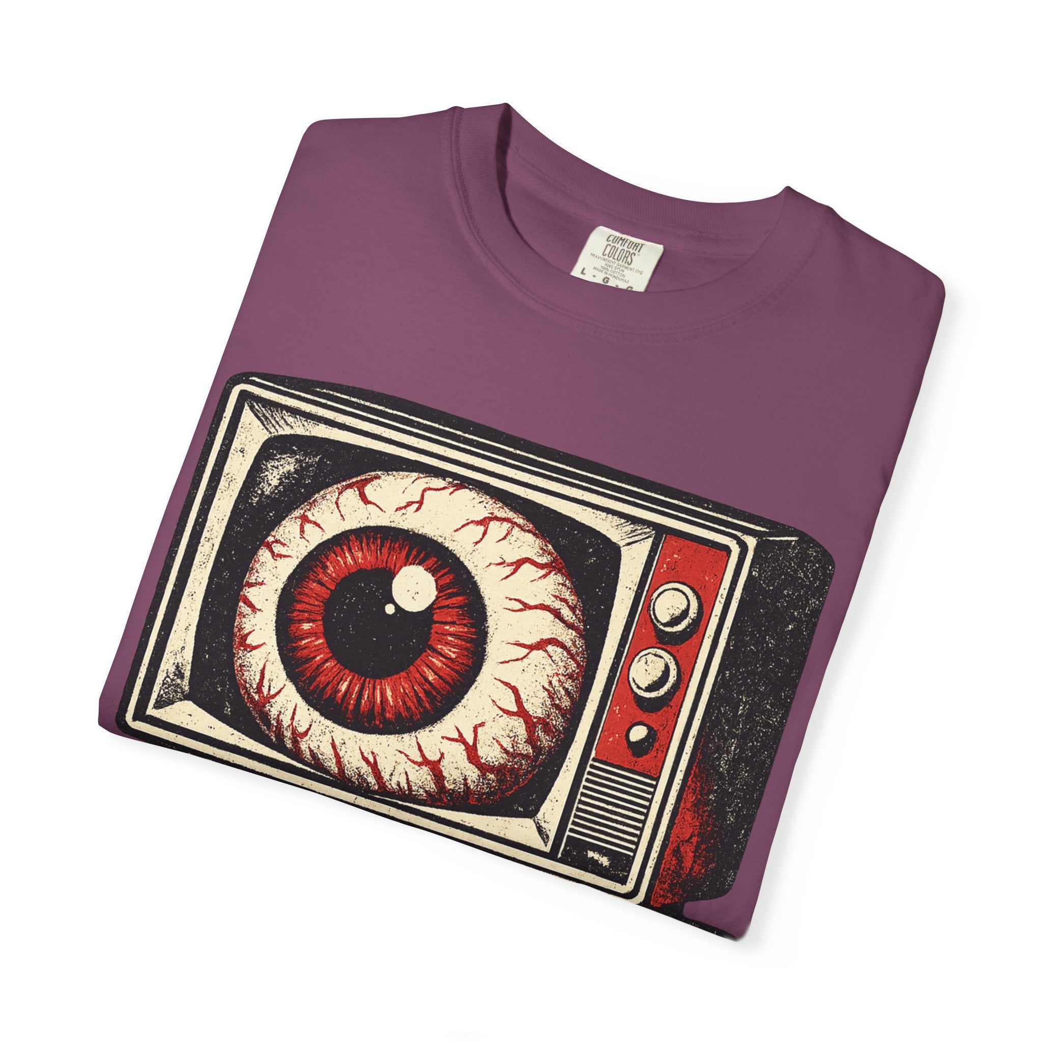 Static Reality Retro TV Eye Graphic Tee