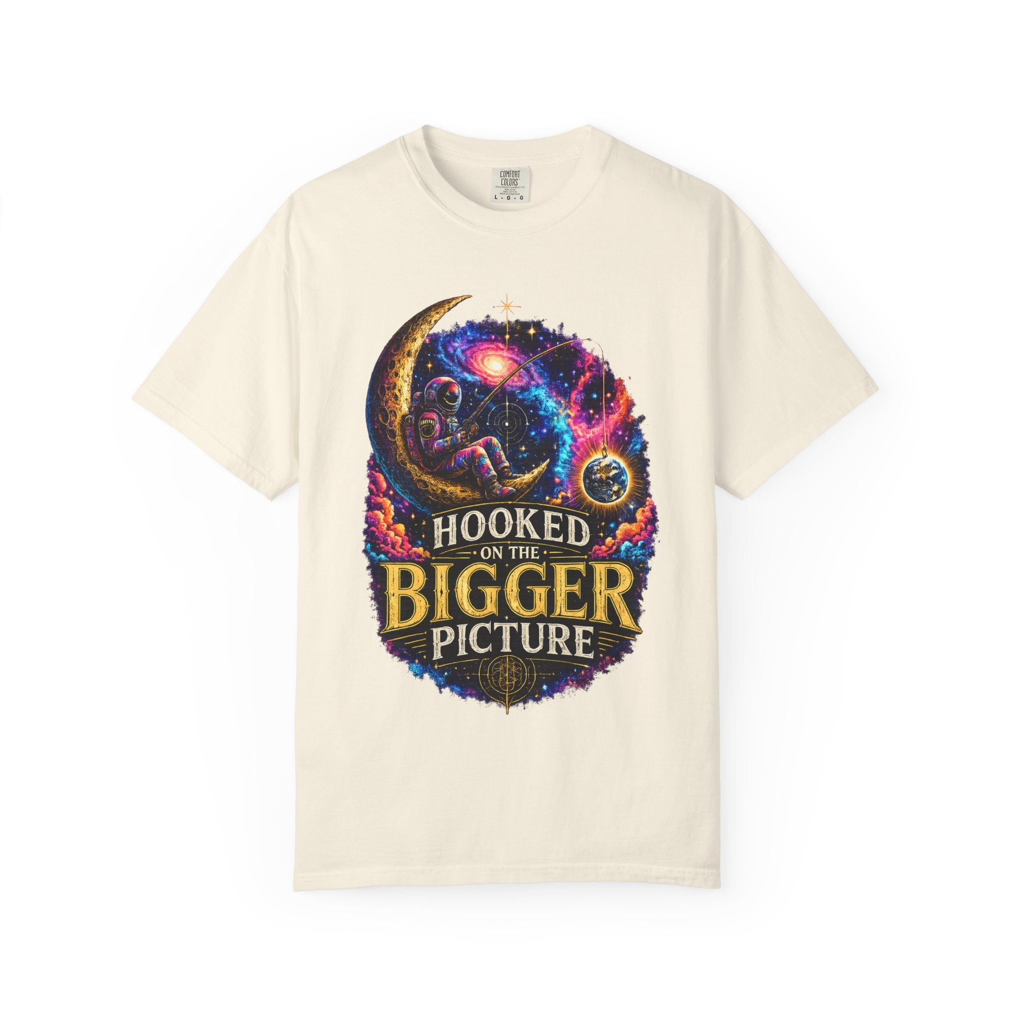 Hooked on the Bigger Picture Astronaut Graphic Tee