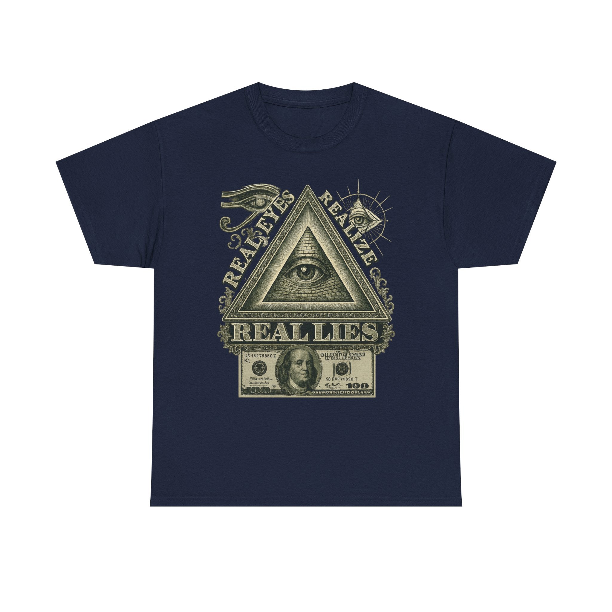 Eye of Providence Money-Style Graphic Tee — Vintage Currency Spiritual Streetwear