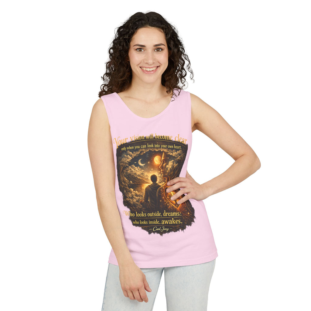Carl Jung Spiritual Awareness Tank Top — Jungian Psychology Quote Tee