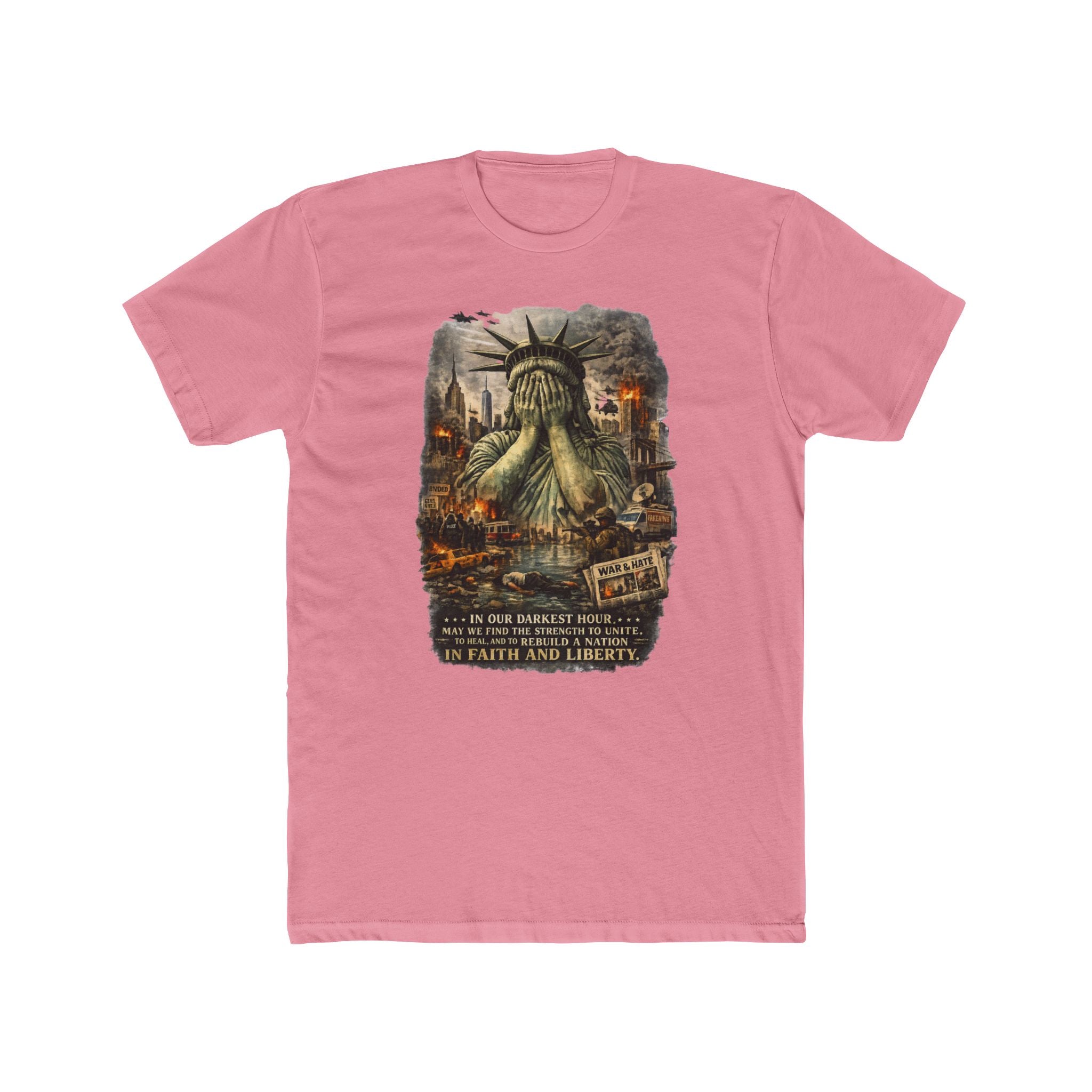 Statue of Liber-tee Cotton Crew Tee