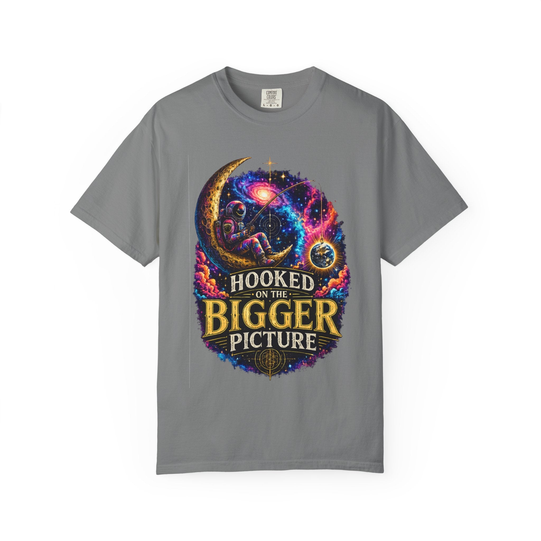 Hooked on the Bigger Picture Astronaut Graphic Tee
